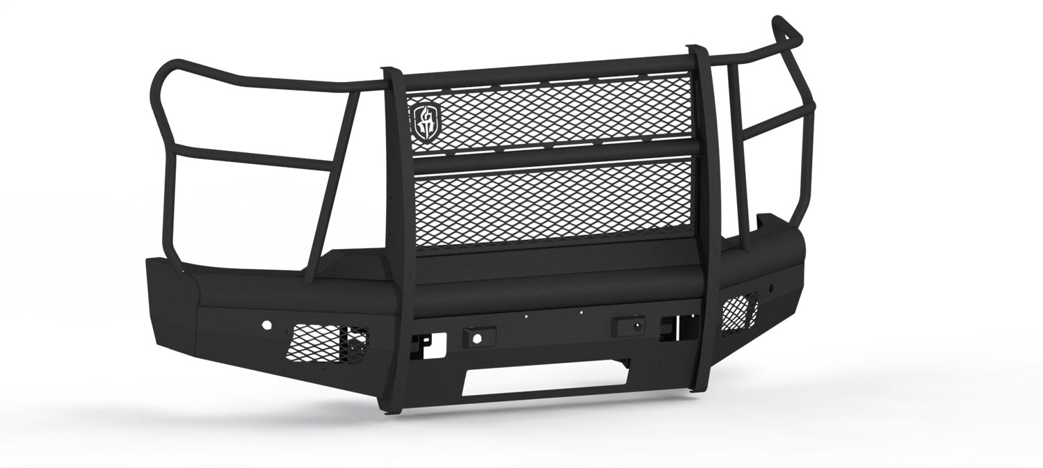 Road Armor 3202VF6B Vaquero Non-Winch Front Bumper; Full Guard; Texture Black; Road Armor 3202VF6B