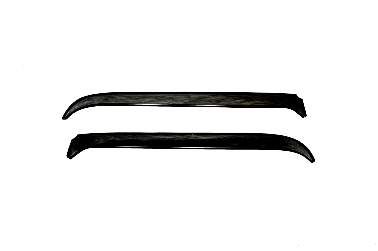 Auto Ventshade (AVS) 32071 Ventshade® Deflector; 2 pc.; Front; Black Stainless Steel; Auto Ventshade (AVS) 32071