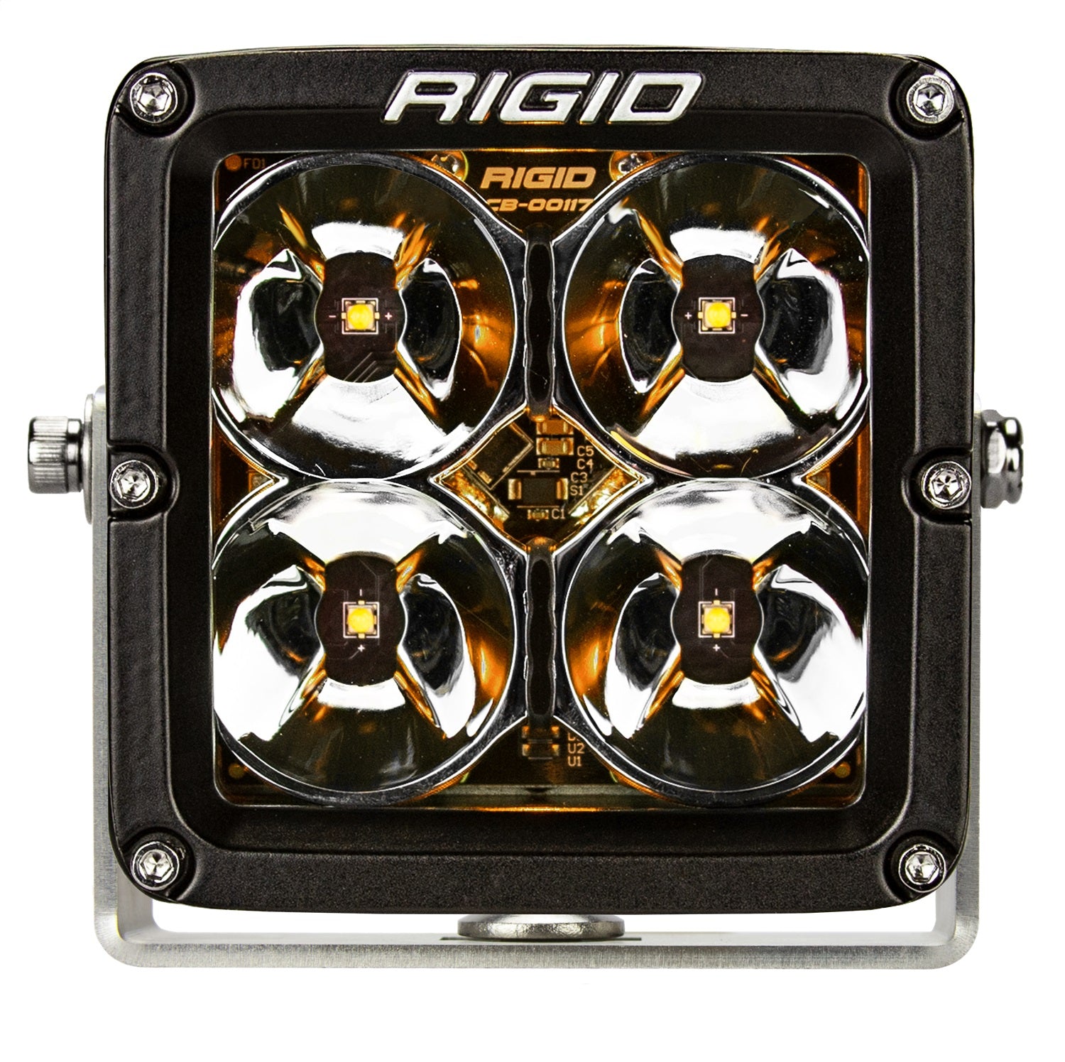 RIGID Industries 32205 RADIANCE POD XL LED LIGHT WITH AMBER BACKLIGHT PAIR RIGID Industries 32205