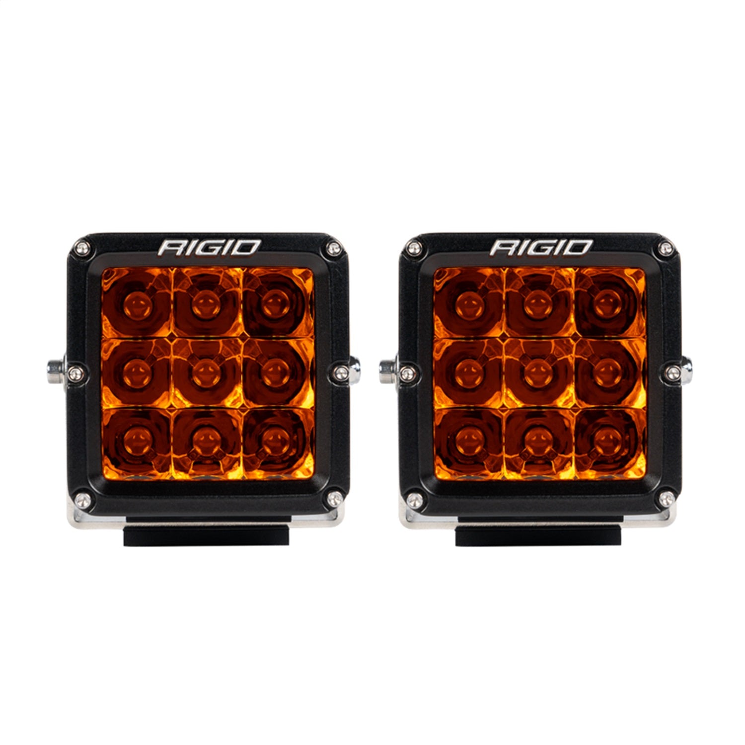 RIGID Industries 322214 D-XL PRO SPOT AMBER PRO LENS ; Pair RIGID Industries 322214