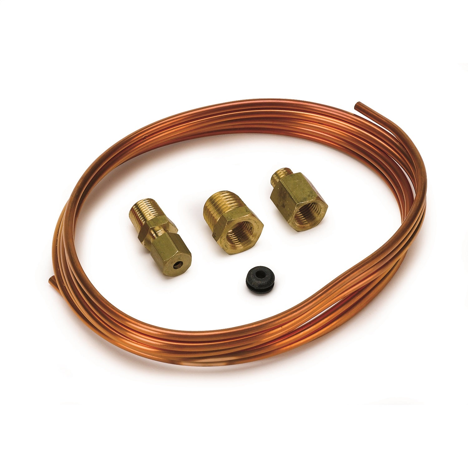 AutoMeter 3224 TUBING; COPPER; 1/8in.; 6FT. LENGTH; INCL. 1/8in. NPTF BRASS COMPRESSION FITTING AutoMeter 3224
