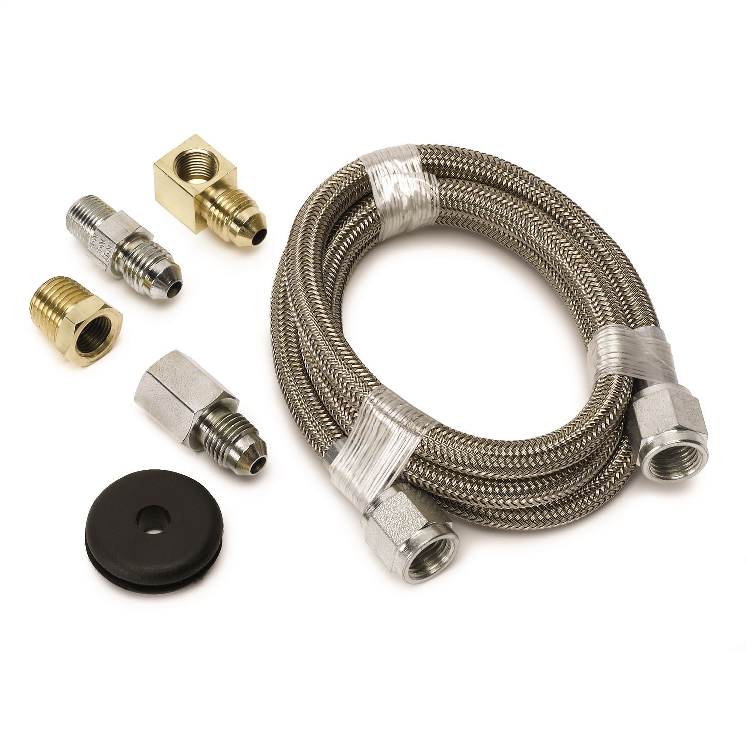 AutoMeter 3227 LINE; BRAIDED STAINLESS STEEL; #4 DIA.; 3FT. LENGTH;-4AN AND 1/8in. NPTF FITTING AutoMeter 3227