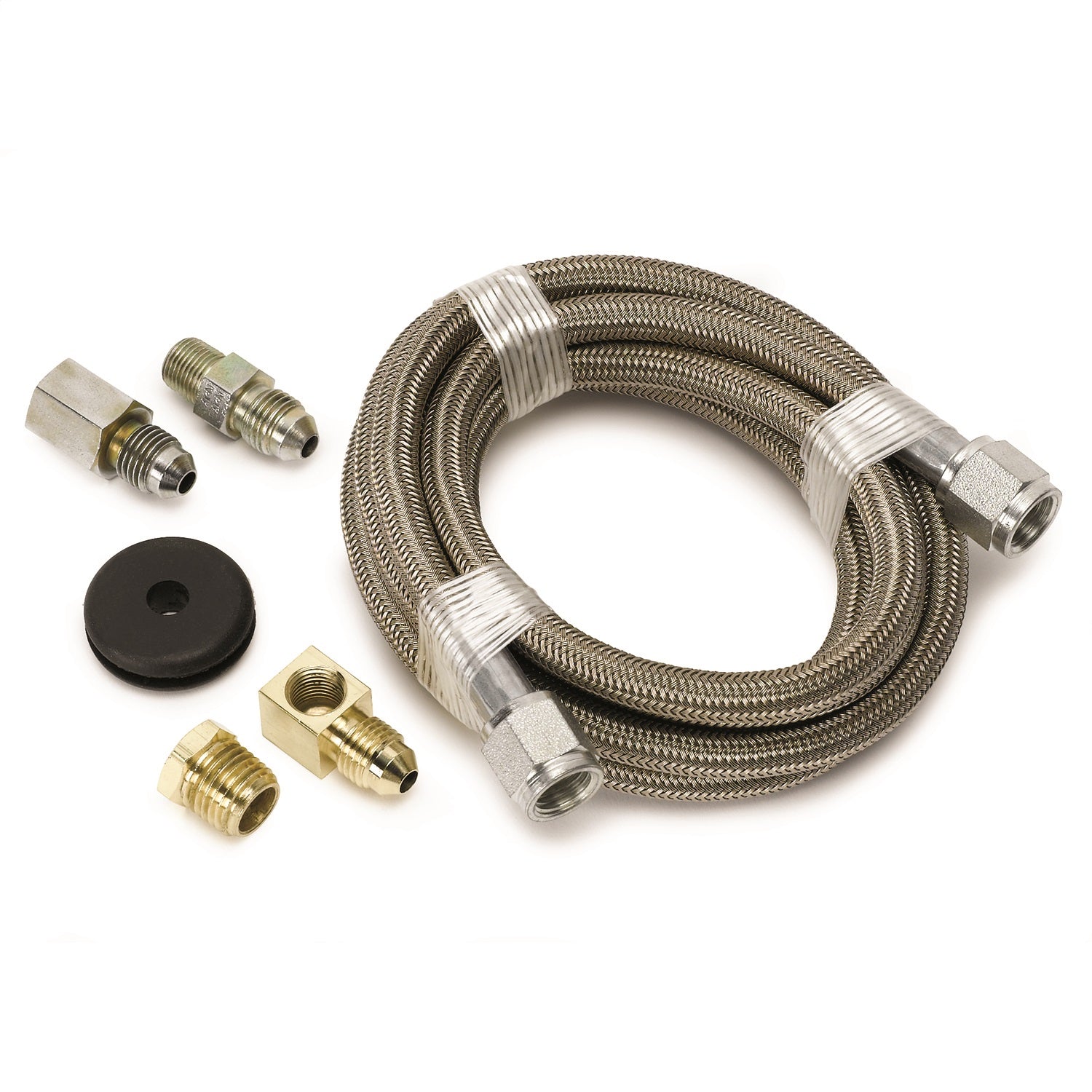 AutoMeter 3228 LINE; BRAIDED STAINLESS STEEL; #4 DIA.; 6FT. LENGTH;-4AN AND 1/8in. NPTF FITTING AutoMeter 3228