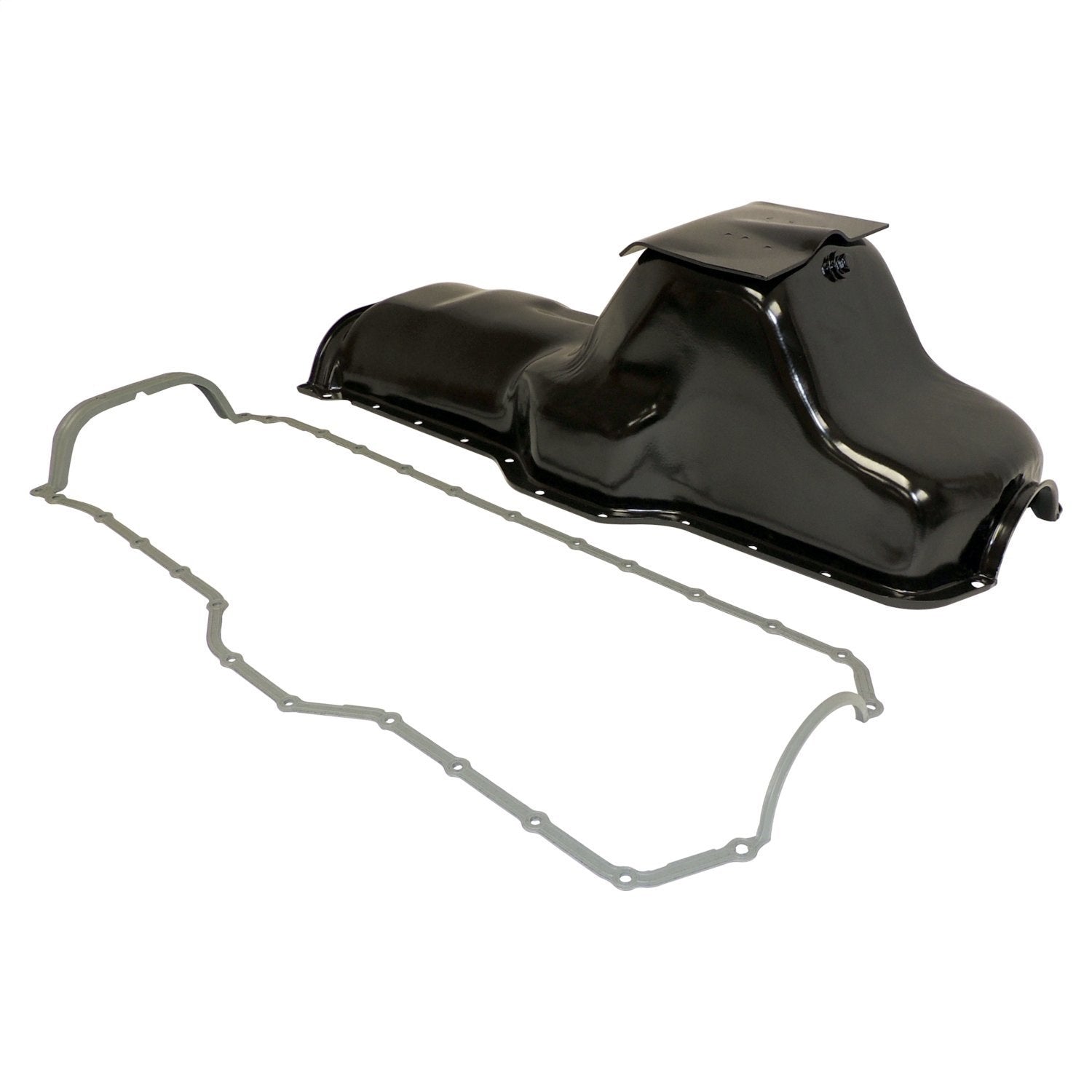 Crown Automotive Jeep Replacement 3243152K Engine Oil Pan Kit; Incl. Oil Pan w/Skid Plate Attached And Oil Pan Gasket; Crown Automotive Jeep Replacement 3243152K