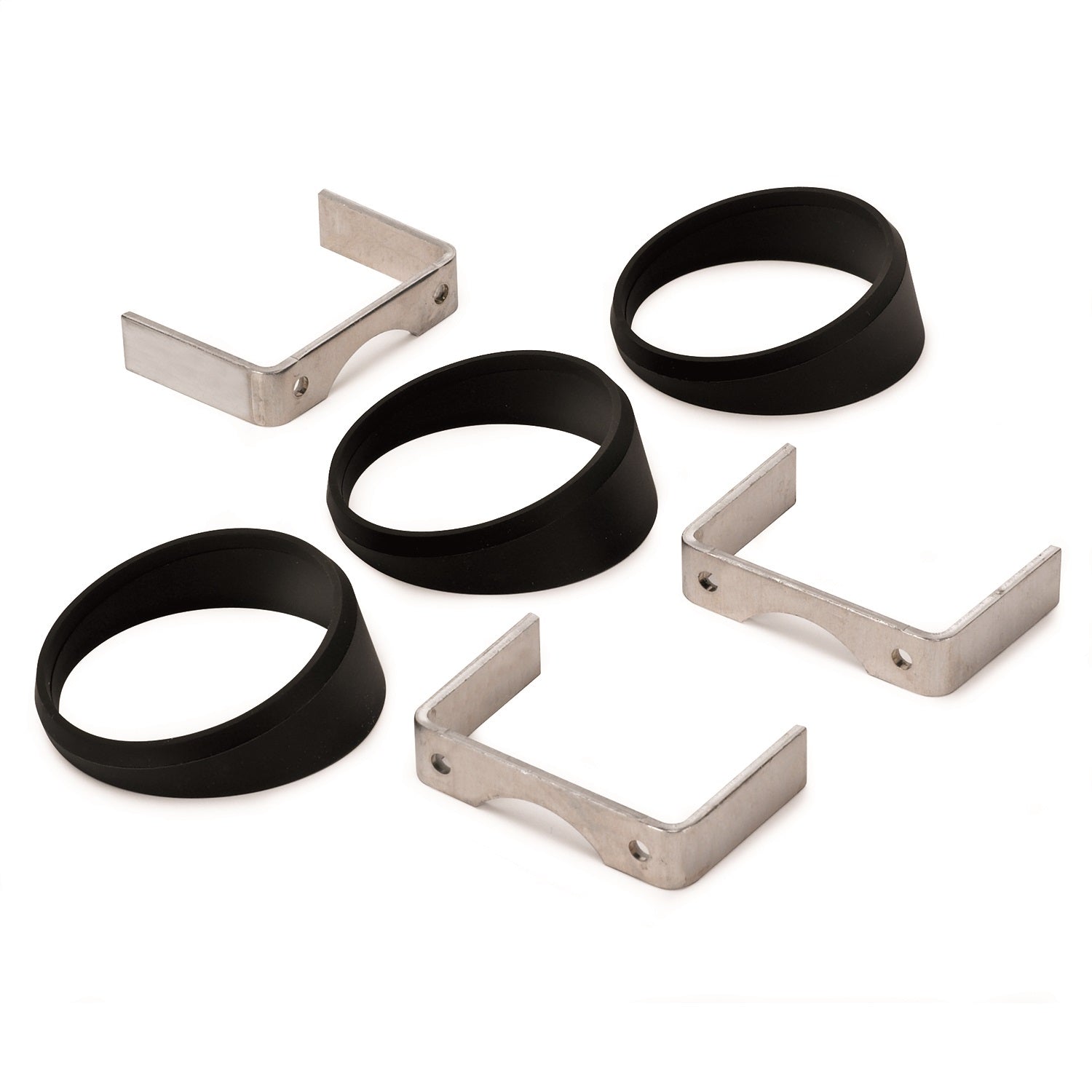 AutoMeter 3244 GAUGE MOUNT; ANGLE RINGS; 3 PCS.; BLACK; FOR 2 5/8in. GAUGES AutoMeter 3244