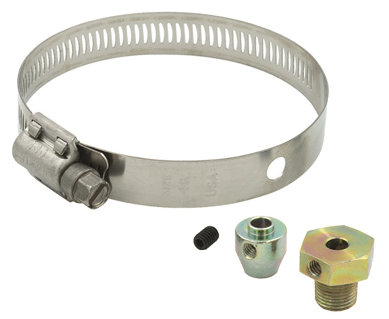 AutoMeter 3256 FITTING KIT; THERMOCOUPLE; 1/8NPT MALE W/SET SCREW/BAND CLAMP; STEEL AutoMeter 3256
