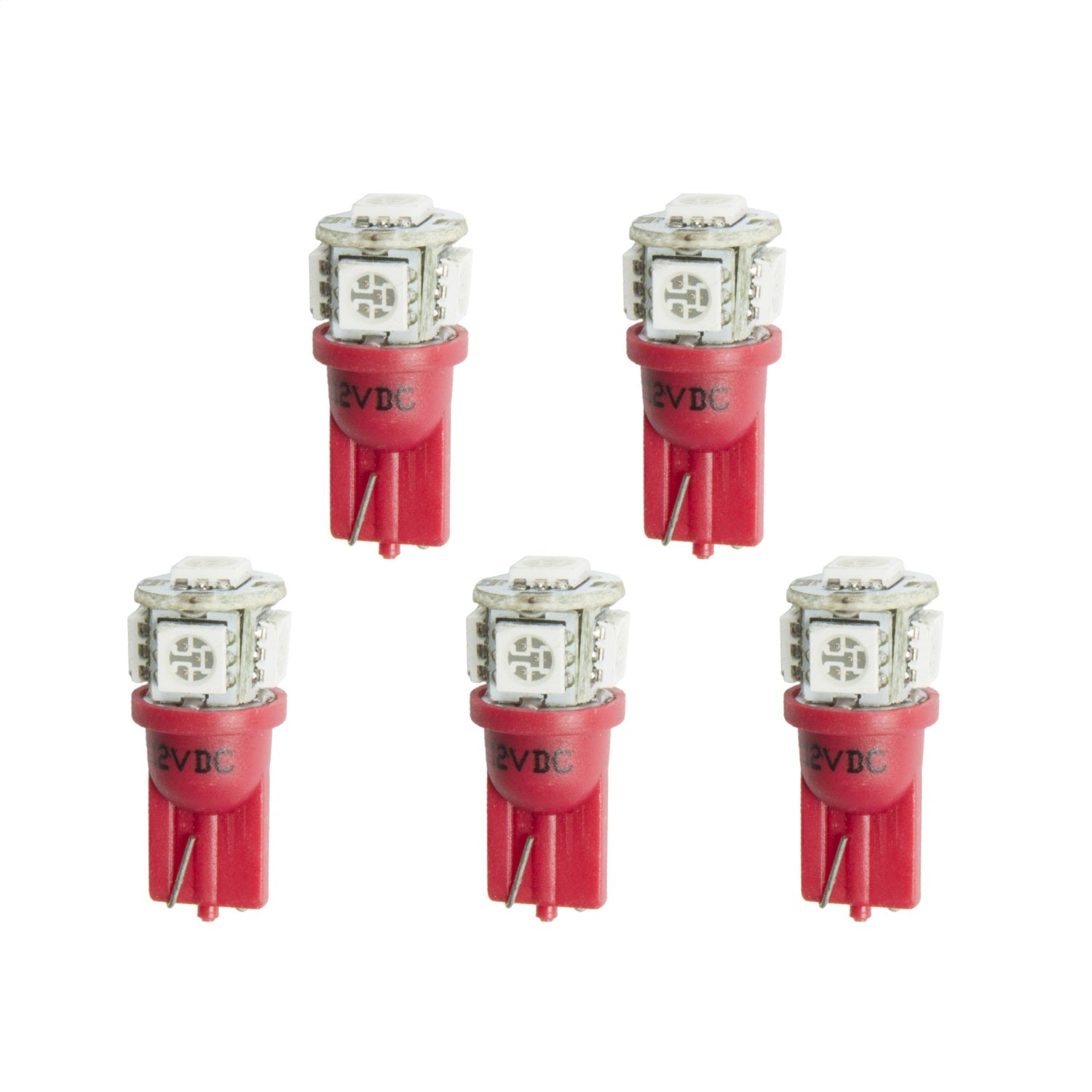 AutoMeter 3284-K LED BULB; REPLACEMENT; T3 WEDGE; RED; 5 PACK AutoMeter 3284-K