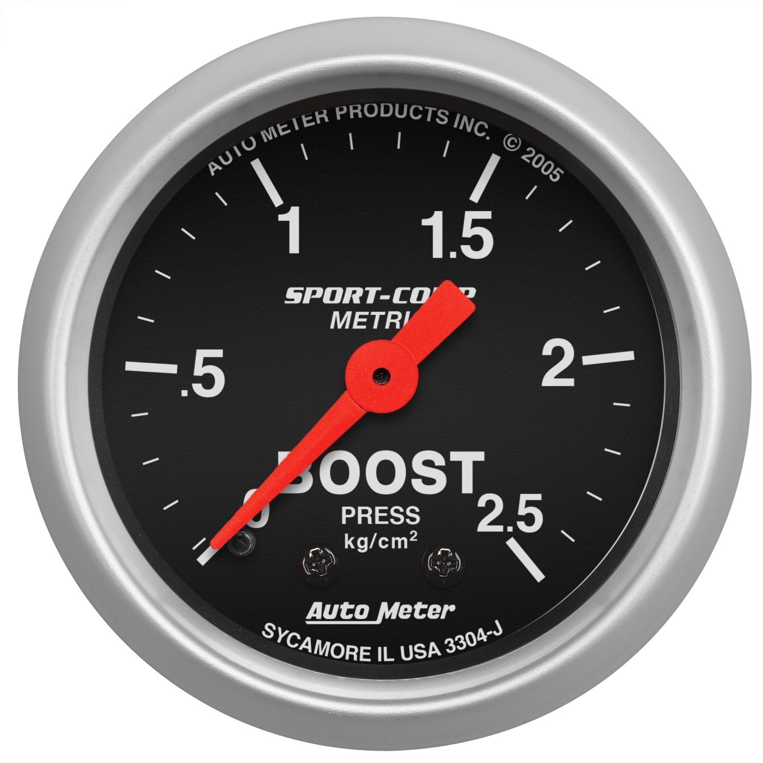 AutoMeter 3304-J GAUGE; BOOST; 2 1/16in.; 2.5KG/CM2; MECHANICAL; SPORT-COMP AutoMeter 3304-J