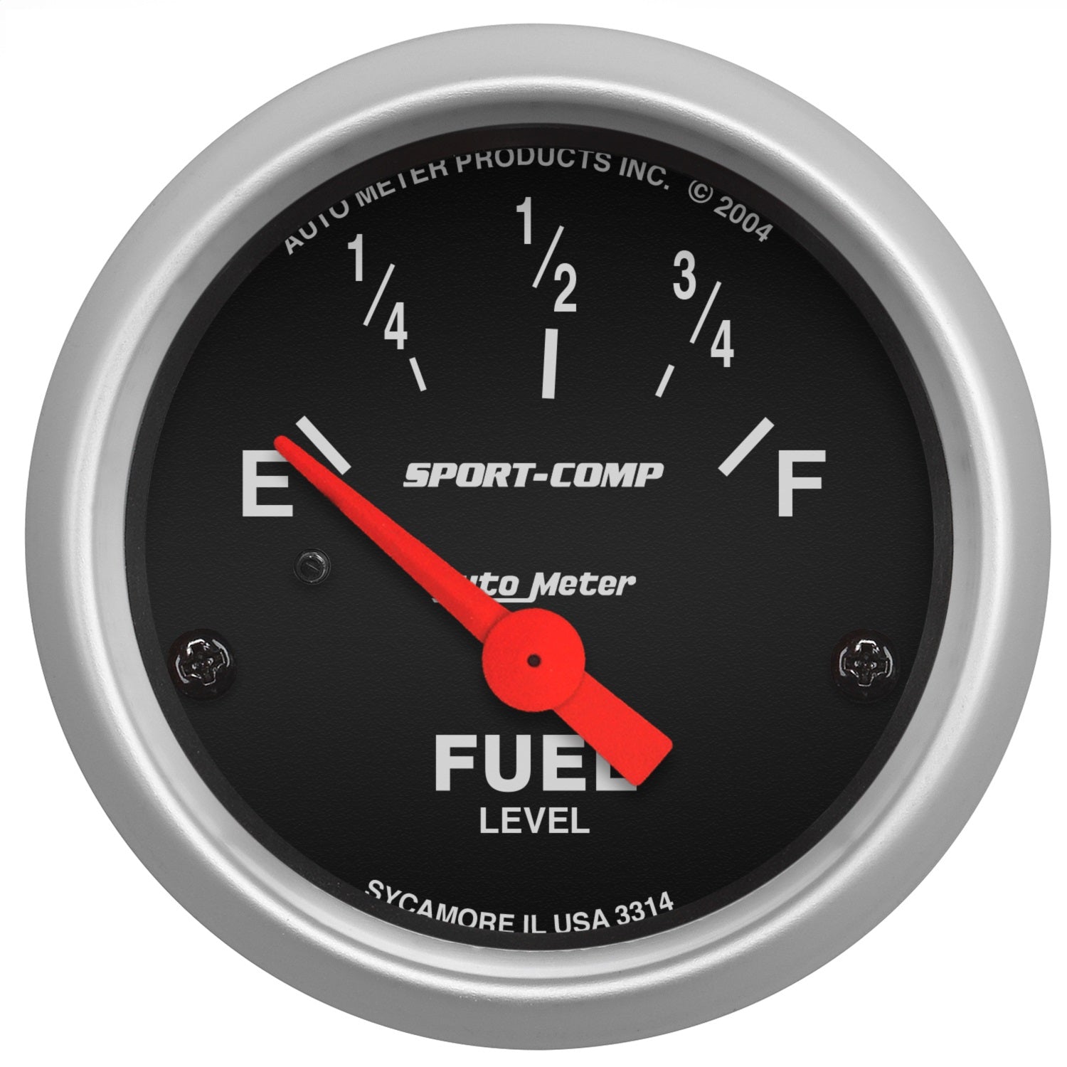 AutoMeter 3314 GAUGE; FUEL LEVEL; 2 1/16in.; 0OE TO 90OF; ELEC; SPORT-COMP AutoMeter 3314