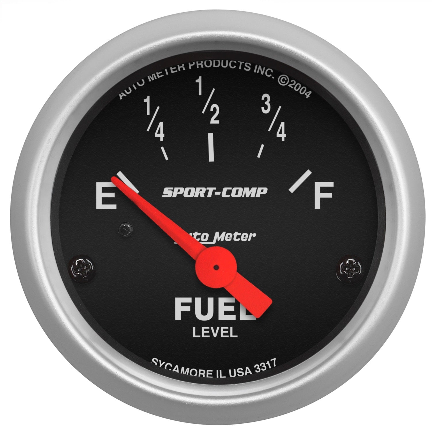 AutoMeter 3317 GAUGE; FUEL LEVEL; 2 1/16in.; 0OE TO 30OF; ELEC; SPORT-COMP AutoMeter 3317