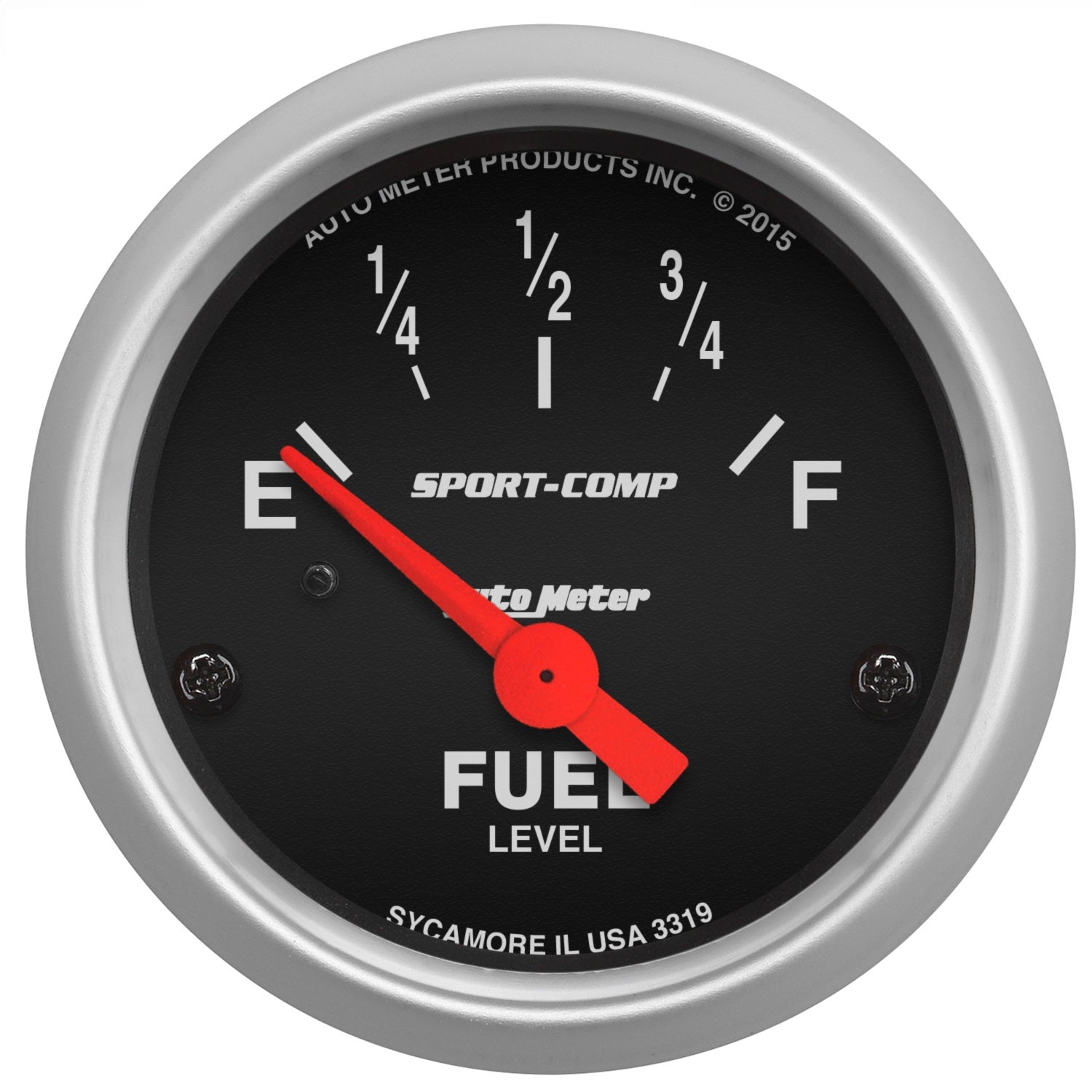 AutoMeter 3319 GAUGE; FUEL LEVEL; 2 1/16in.; 73OE TO 10OF(AFTERMARKET LINEAR); ELEC; SPORT-COMP AutoMeter 3319