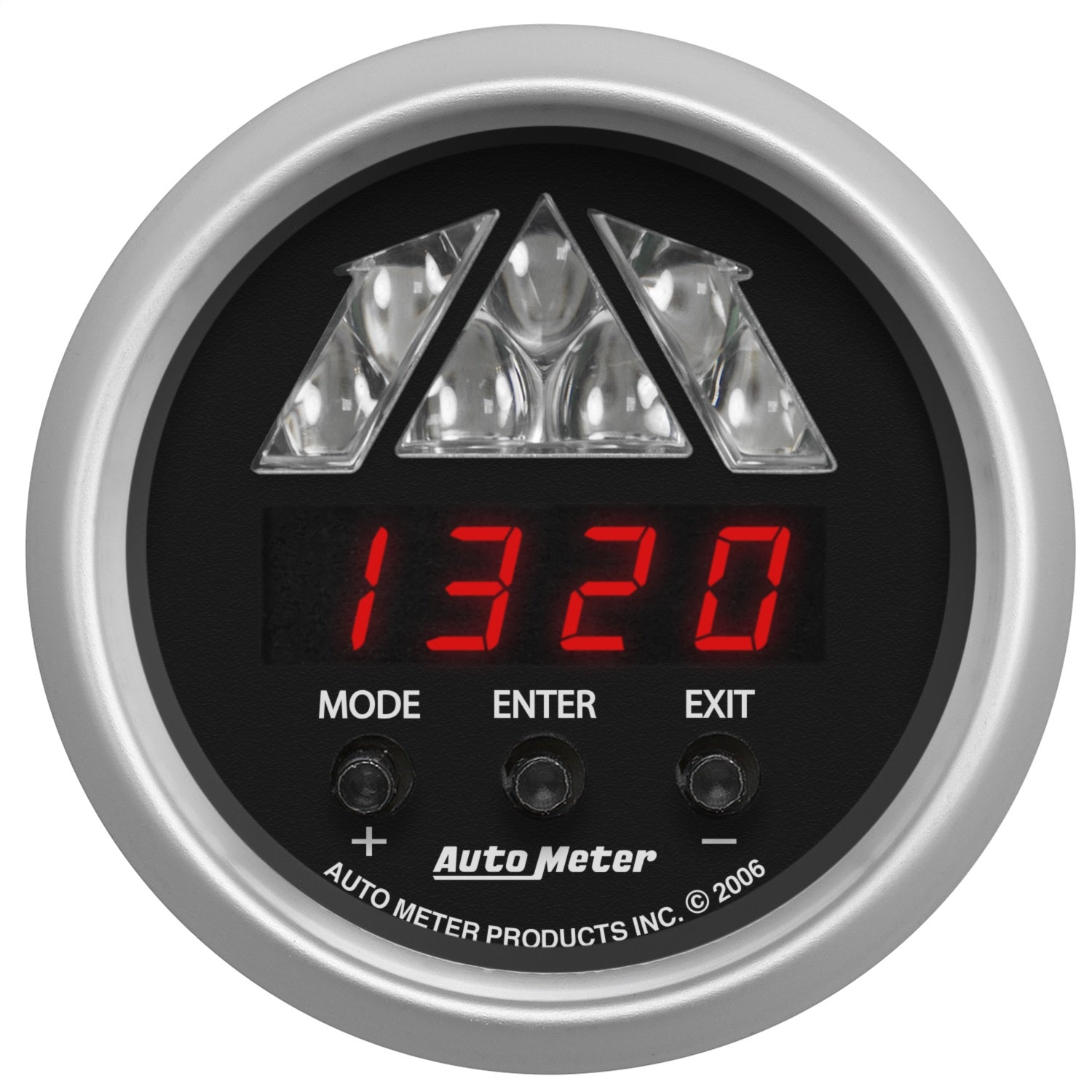 AutoMeter 3387 GAUGE; TACHOMETER; DIGITAL RPM W/LED SHIFT LIGHT; SPORT-COMP AutoMeter 3387