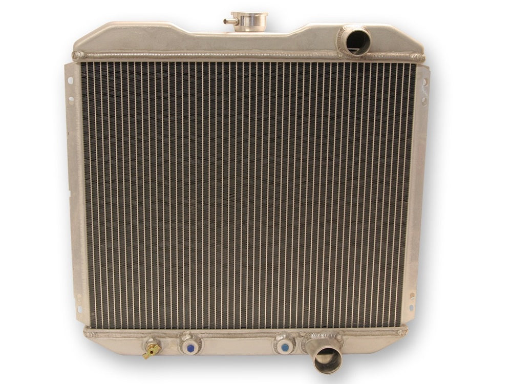 Scott Drake 340-2AL 1967-1969 Ford Mustang Small Block 2 Row Down Flow Aluminum Radiator Scott Drake 340-2AL
