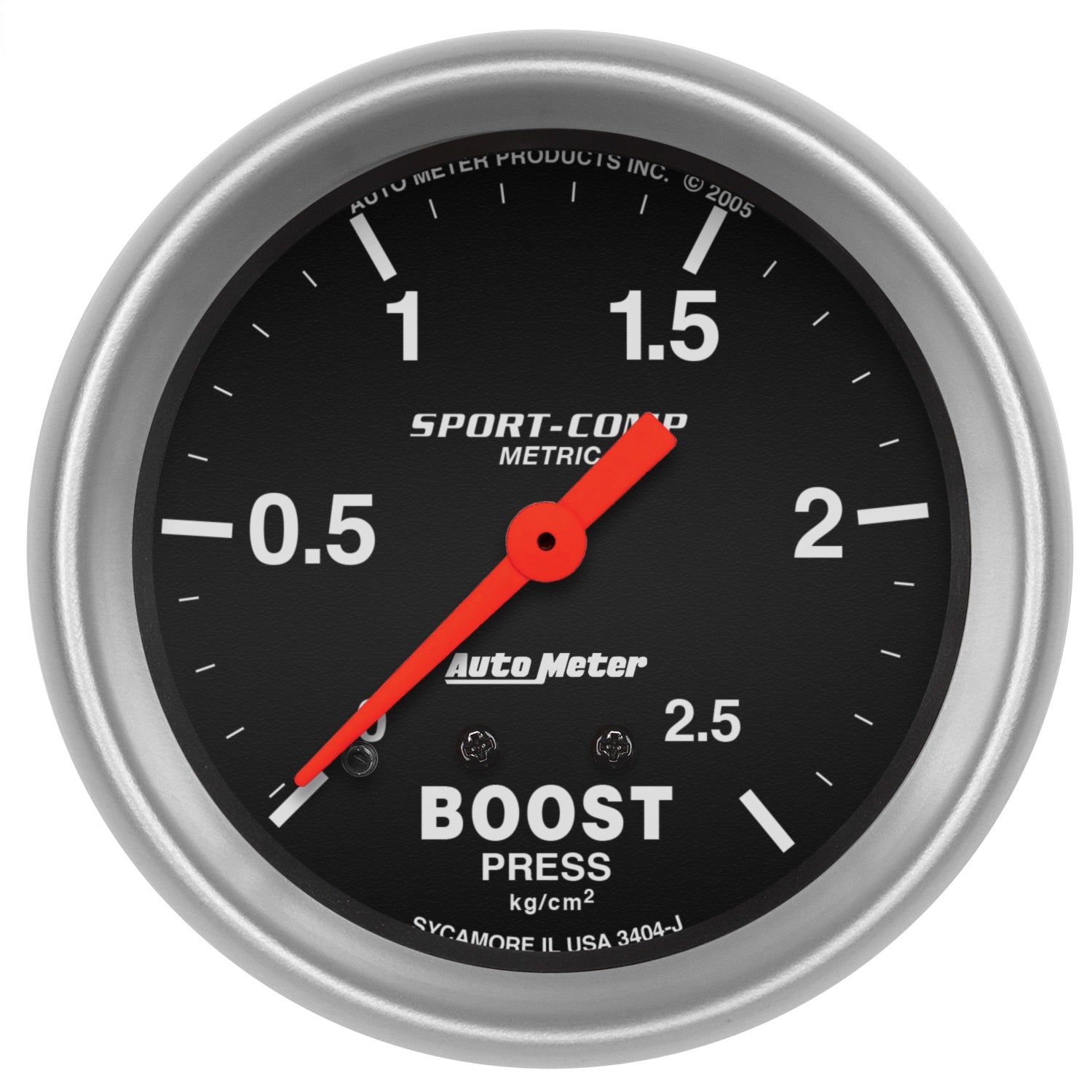 AutoMeter 3404-J GAUGE; BOOST; 2 5/8in.; 2.5KG/CM2; MECHANICAL; SPORT-COMP AutoMeter 3404-J