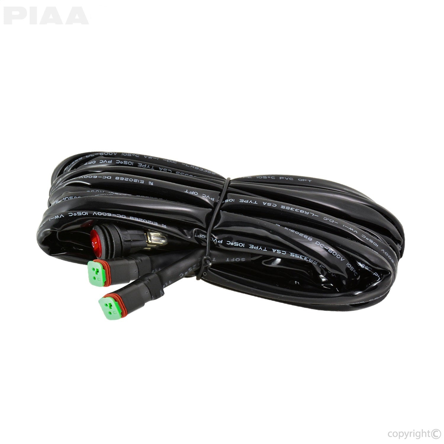 PIAA 34073 DT Light Harness; Incl. Switch; Two Light; PIAA 34073
