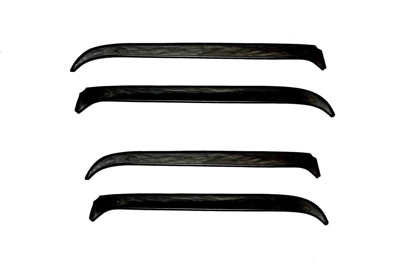 Auto Ventshade (AVS) 34122 Ventshade® Deflector; 4 pc.; Black Stainless Steel; Auto Ventshade (AVS) 34122