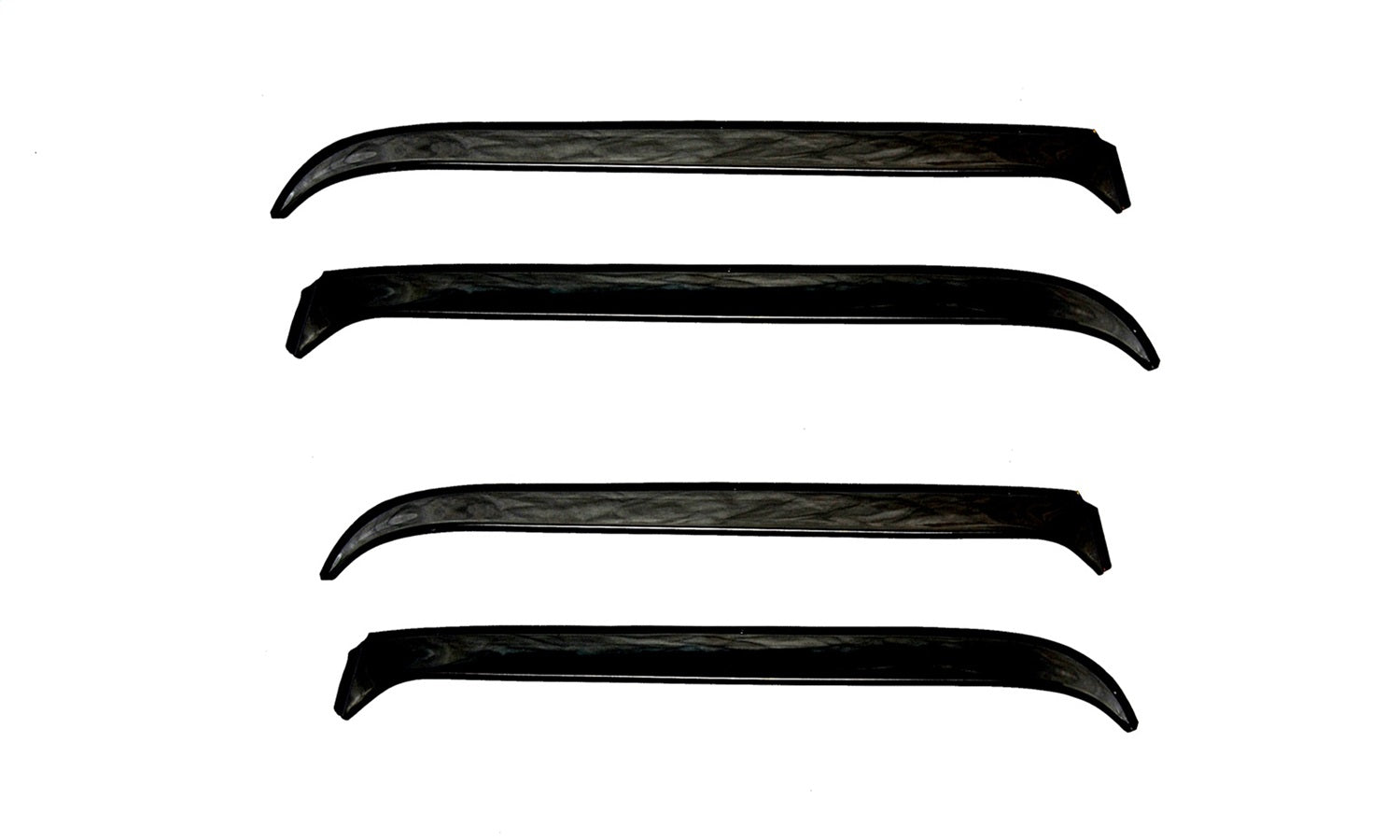 Auto Ventshade (AVS) 34918 Ventshade® Deflector; 4 pc.; Black Stainless Steel; Auto Ventshade (AVS) 34918