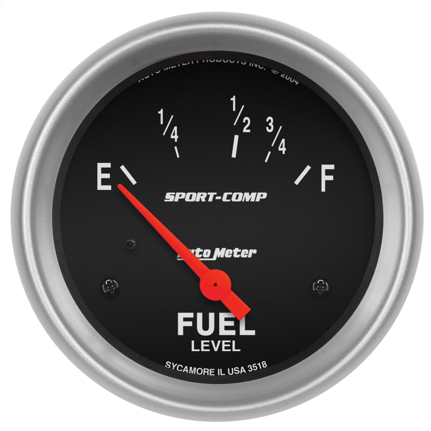 AutoMeter 3518 GAUGE; FUEL LEVEL; 2 5/8in.; 16OE TO 158OF; ELEC; SPORT-COMP AutoMeter 3518