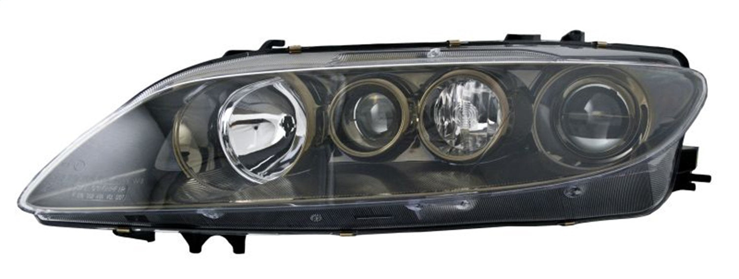 Hella 354455031 LH Halogen Headlamp For Mazda 6 w/Fog Lamp and Titanium Turn Signal 2006 Hella 354455031