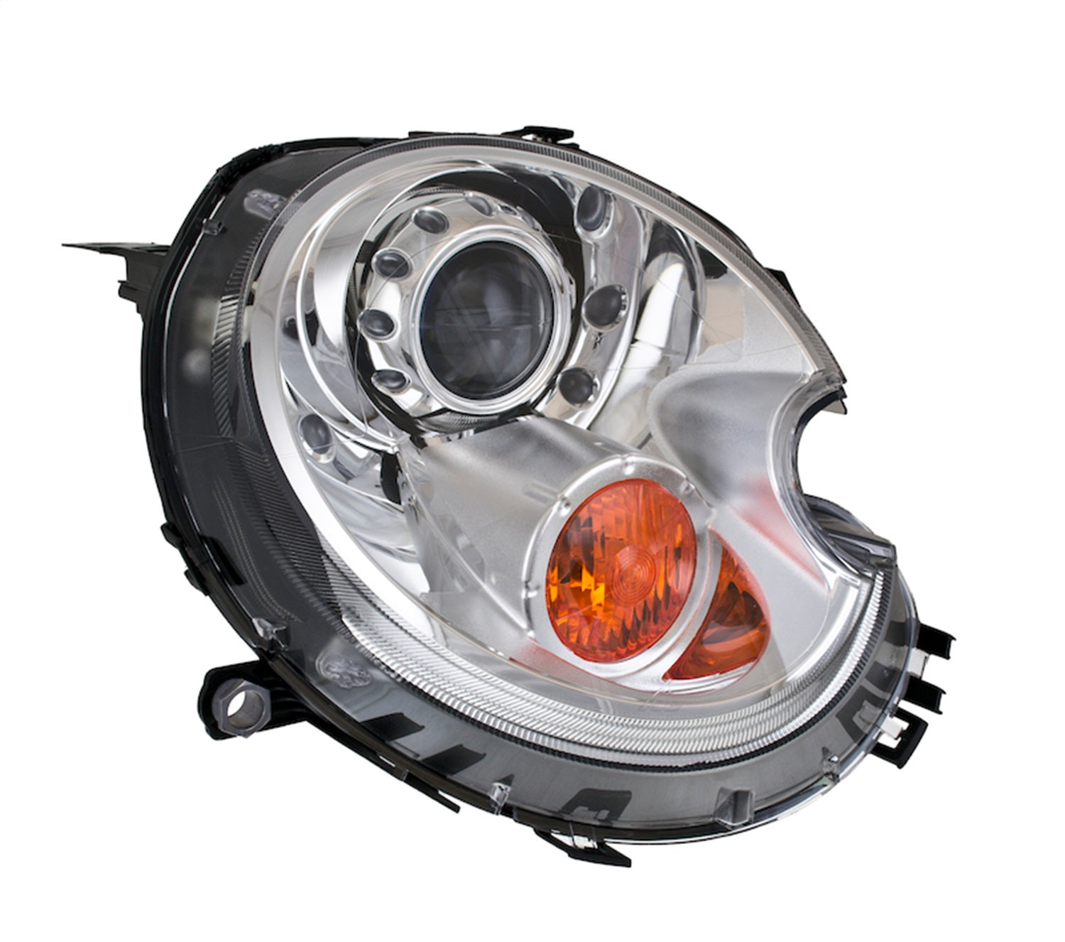 Hella 354477301 HLMP BI-XEN RH MINI W/O AUTO ADJ W/AMB Hella 354477301