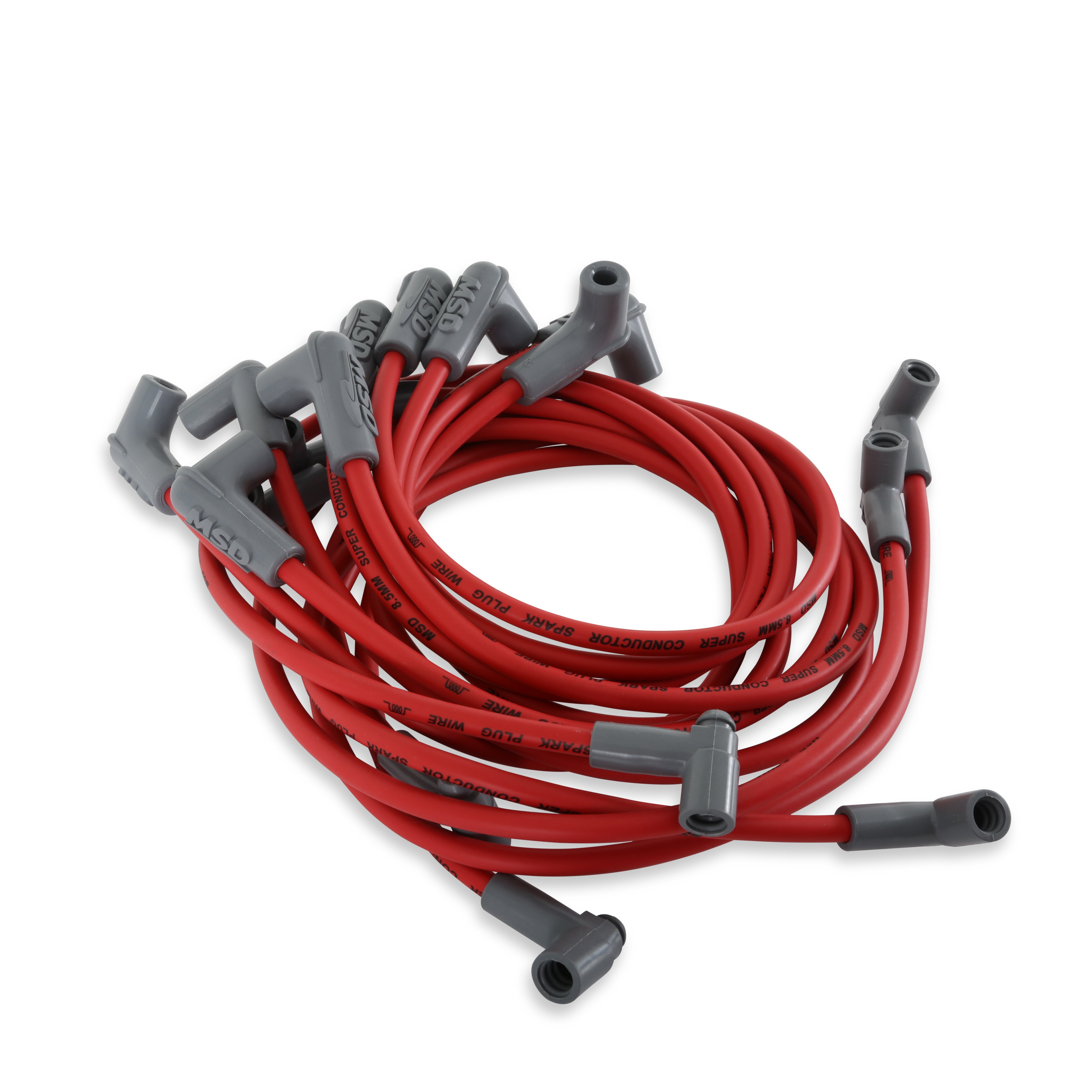 MSD 35609 8.5MM Spark Plug Wire Set - Red MSD 35609