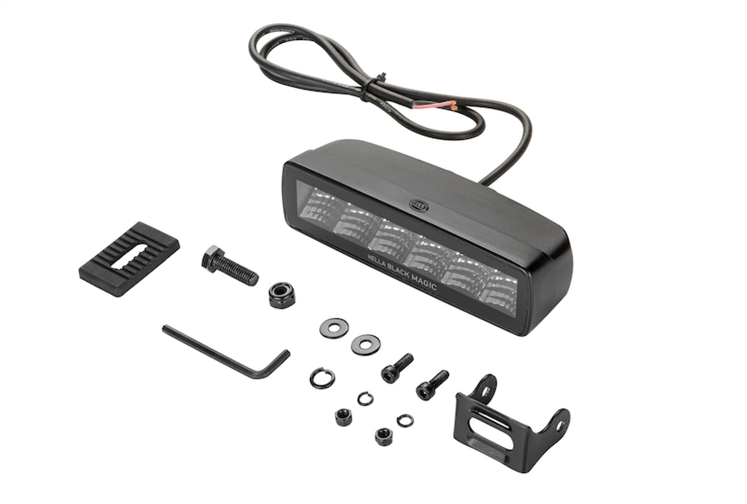 Hella 358176201 BLACK MAGIC 6LED MINIBAR FLOOD BEAM Hella 358176201