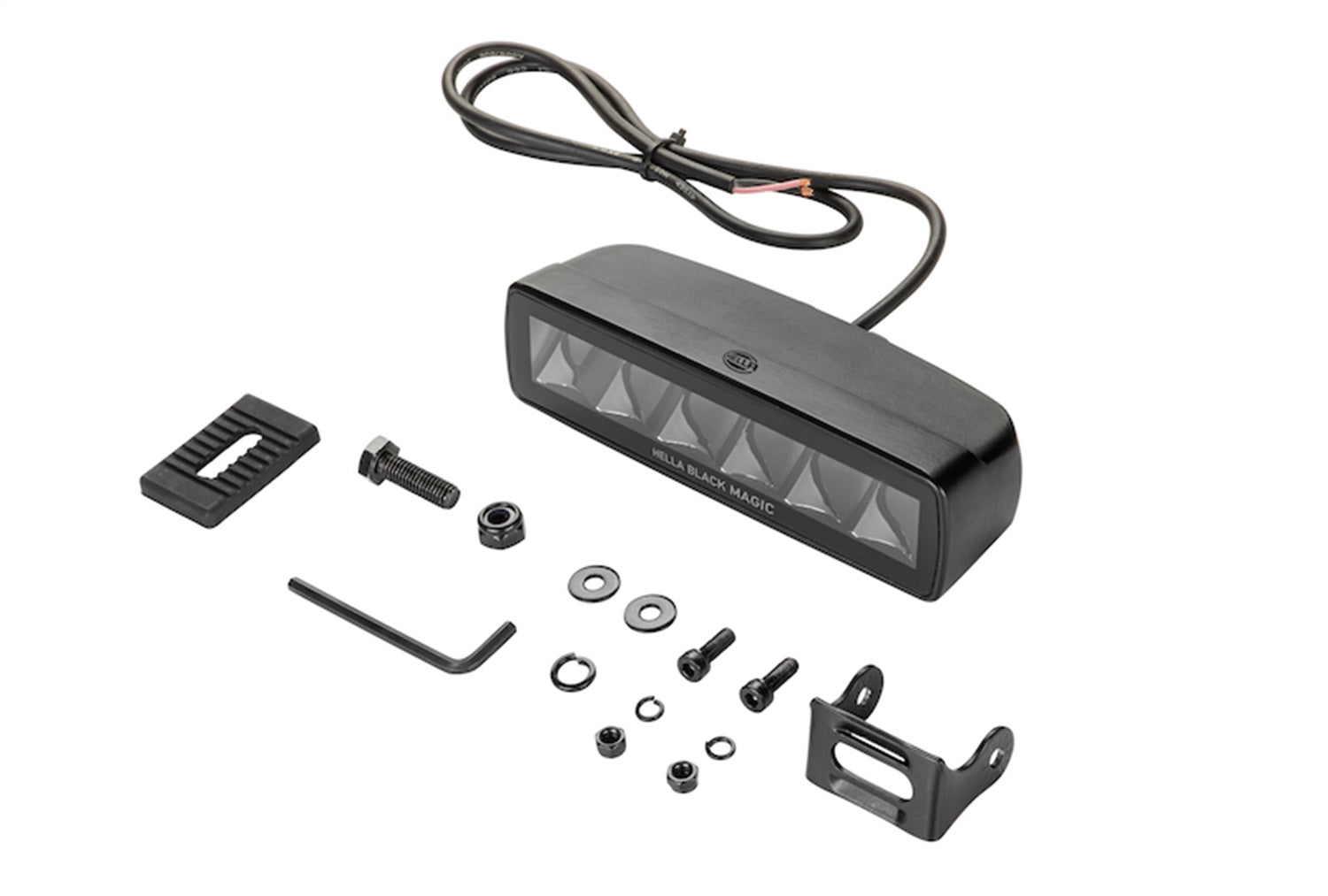 Hella 358176211 BLACK MAGIC 6LED MINIBAR SPOT BEAM Hella 358176211