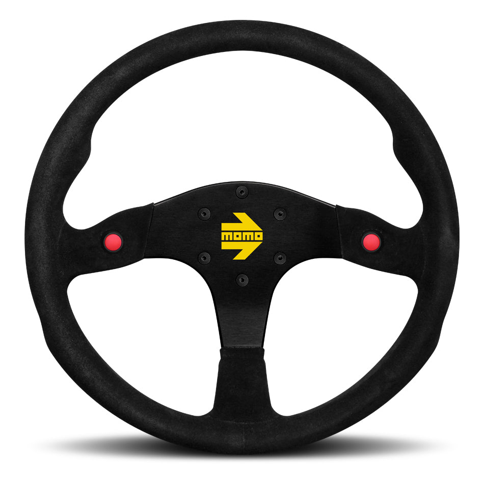MOMO Tuning & Safety R1980/35S MOD 80 Steering Wheel Black Suede MOMO Tuning & Safety R1980/35S