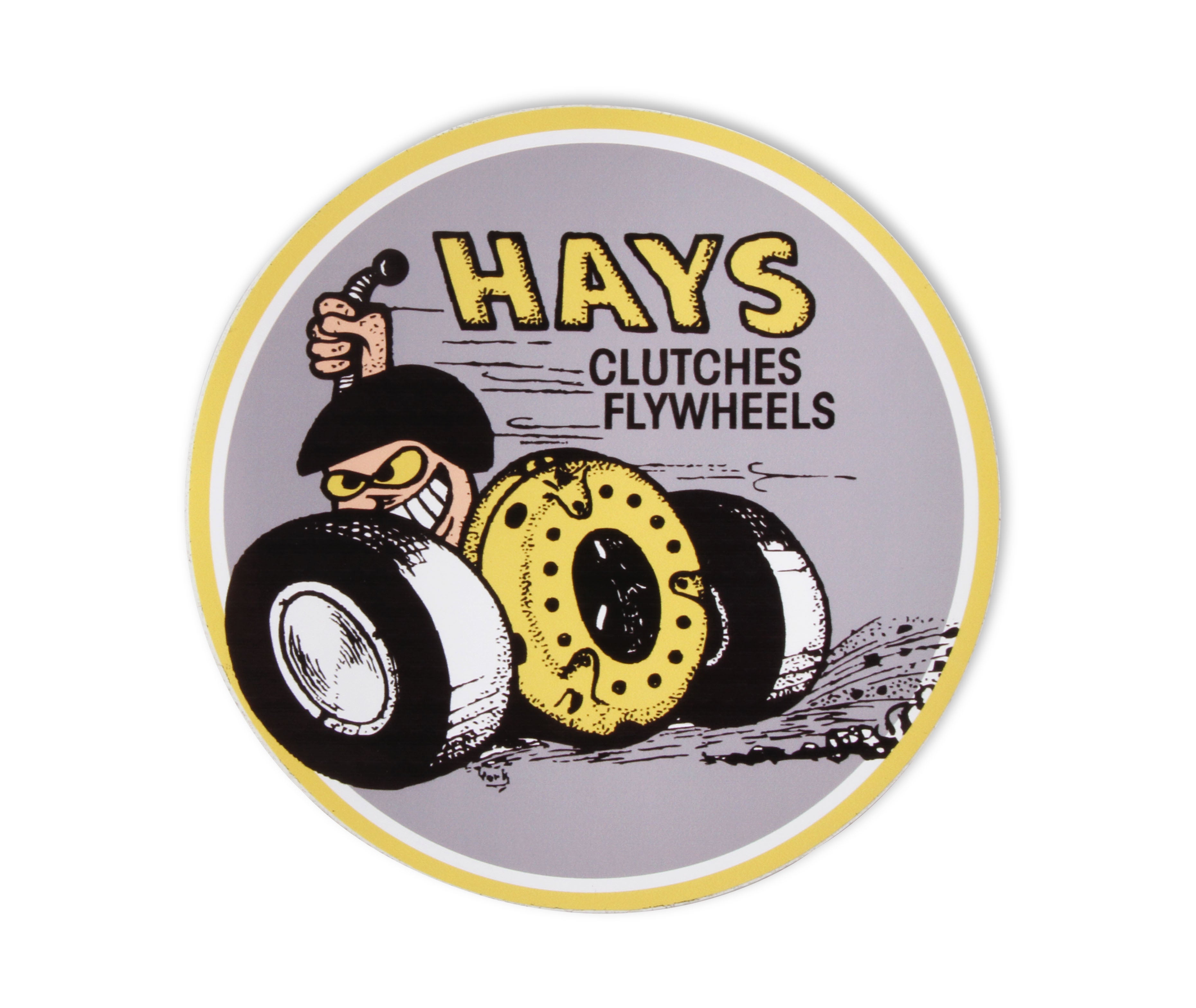 Vintage design Hays 6 inch round decal