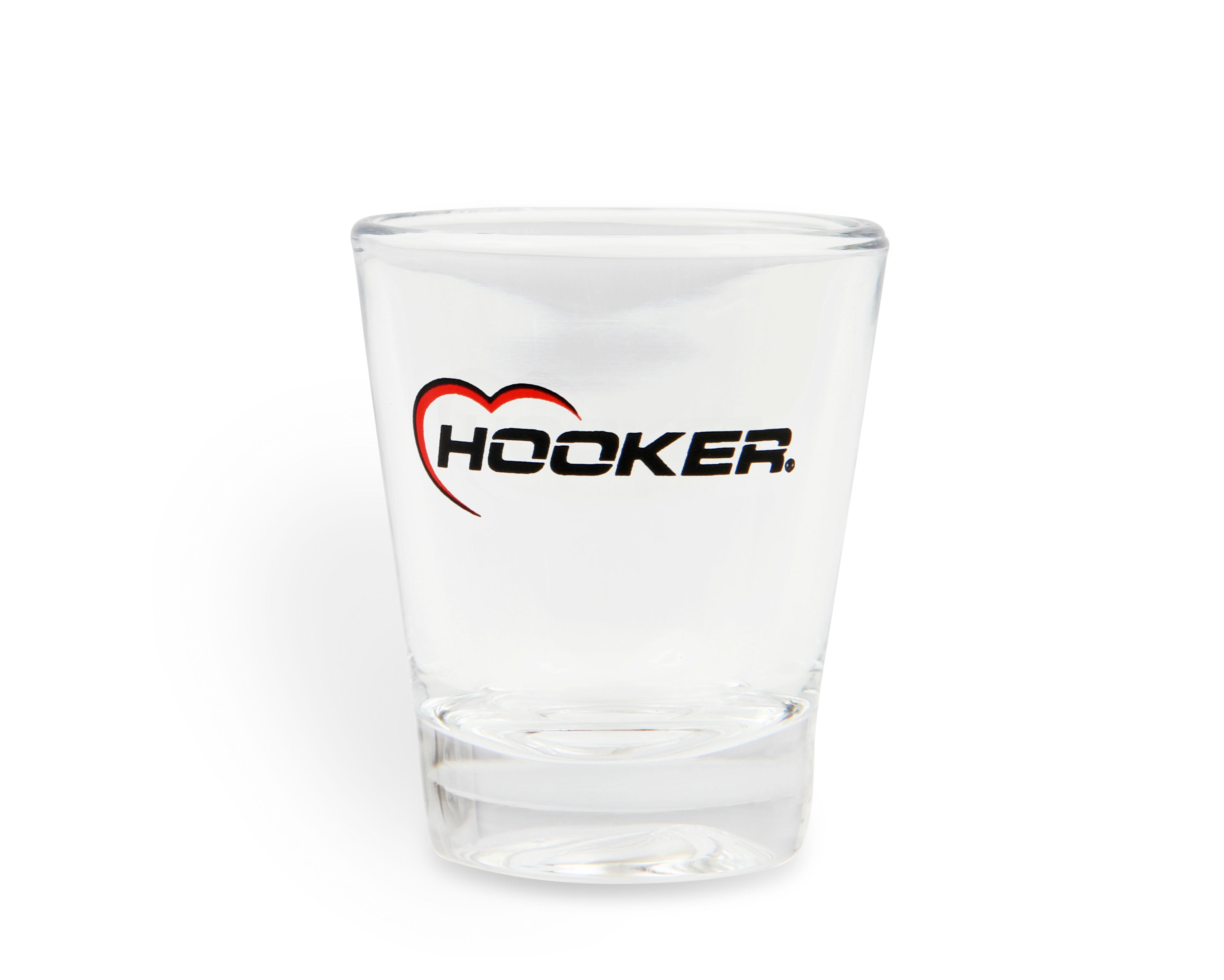 Hooker Headers Logo 2oz. shot glass (Sold Individually)