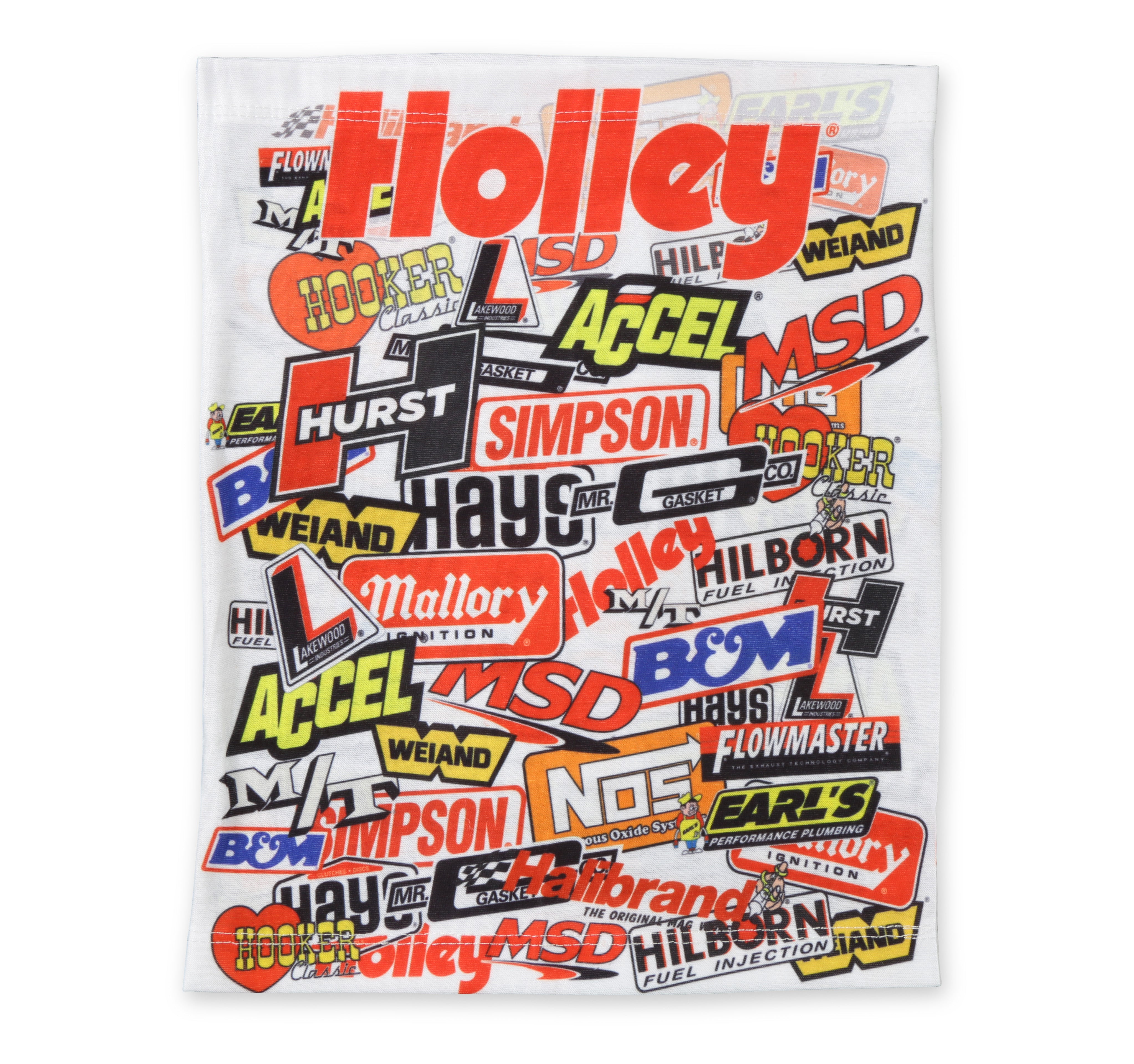 Holley Stickerbomb Neck Gaiter - WHITE