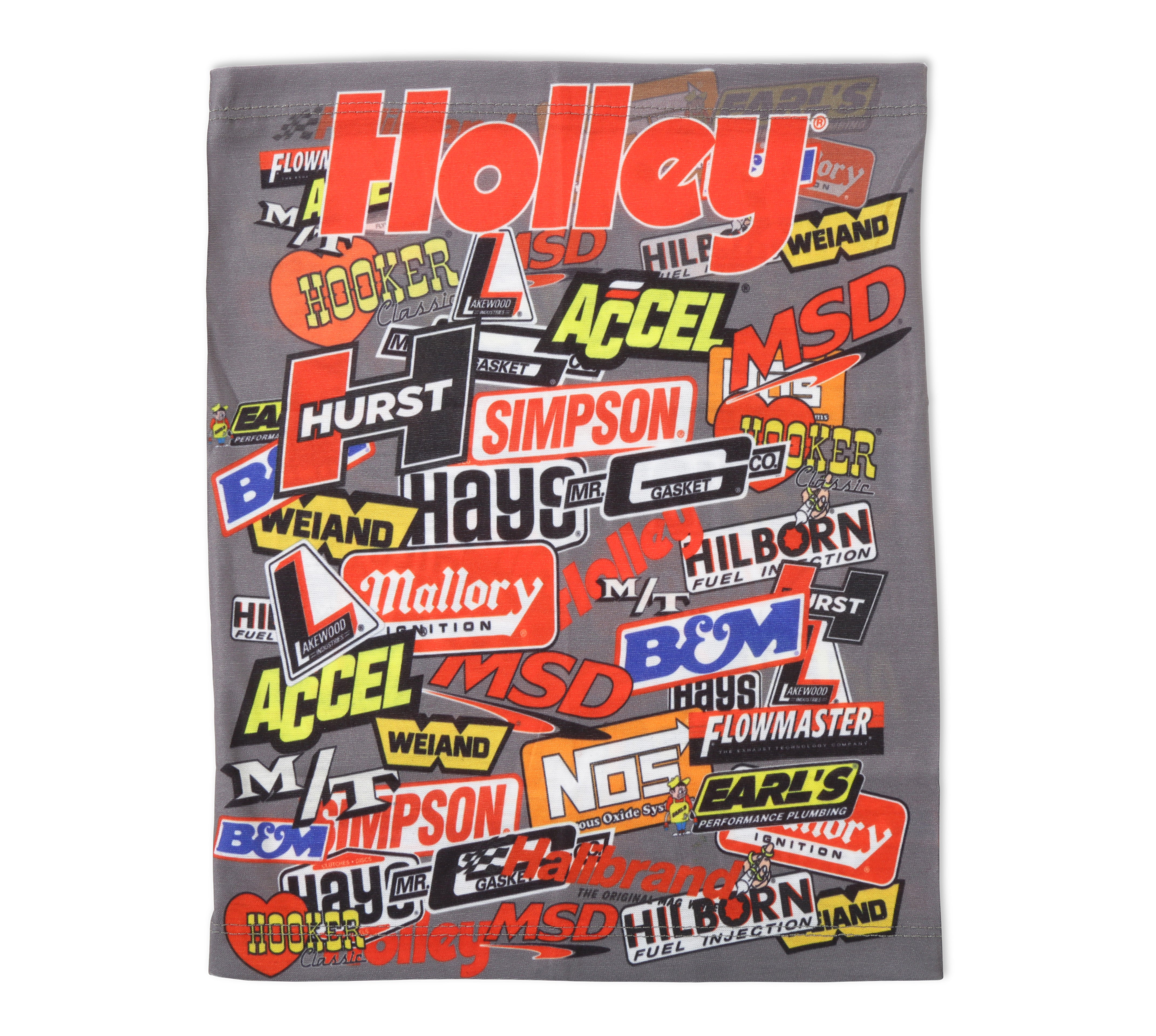 Holley Stickerbomb Neck Gaiter - GRAY