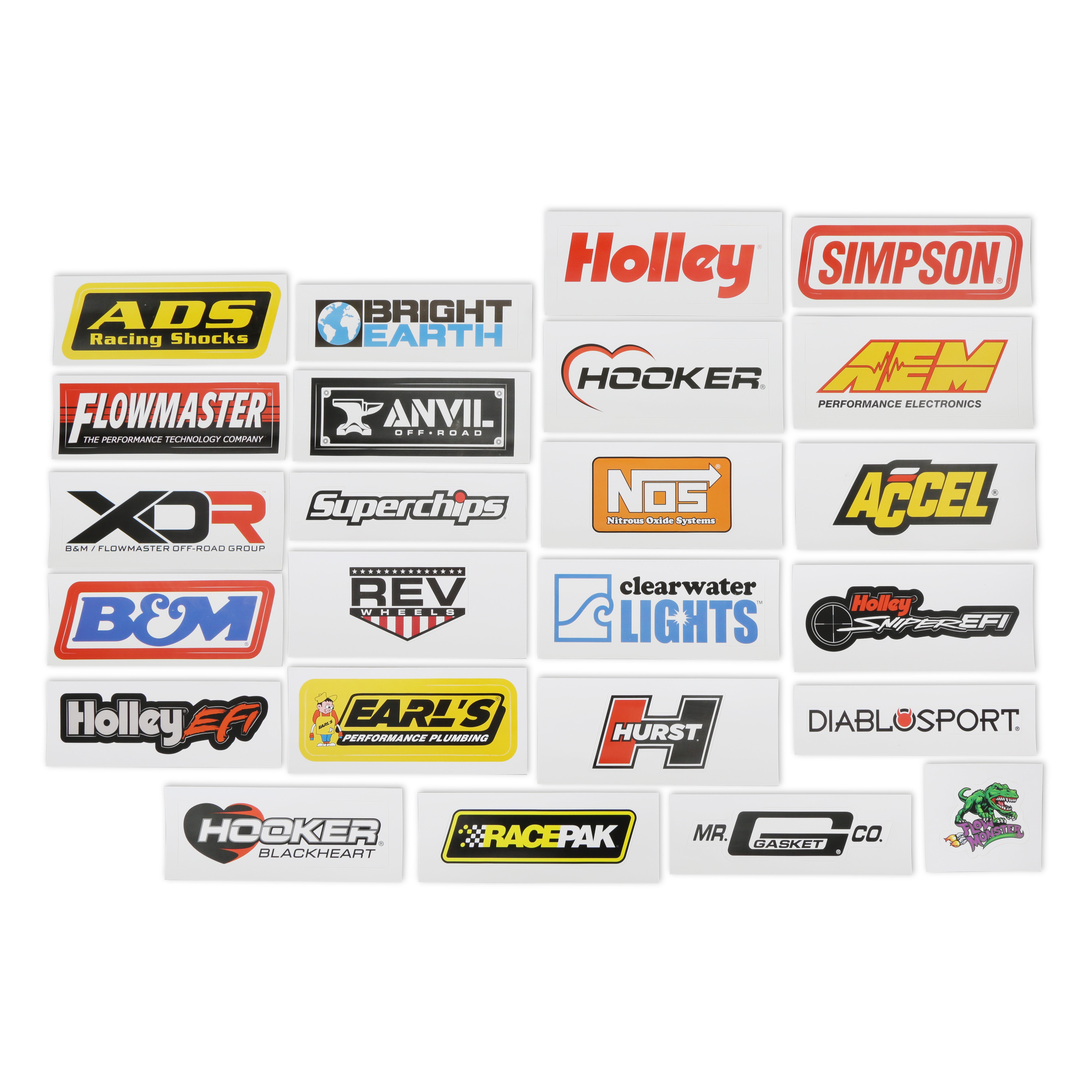 CLEARANCE ITEM / ALL SALES FINAL - 24 stickers of Holley off-road brands