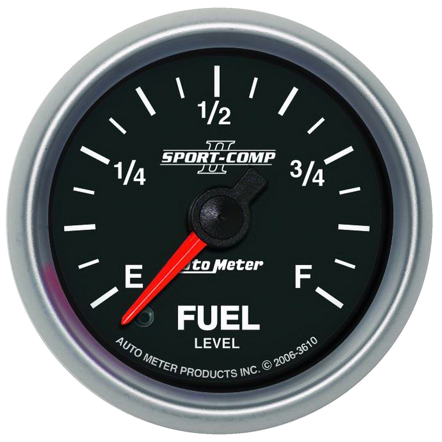 AutoMeter 3610 GAUGE; FUEL LEVEL; 2 1/16in.; 0-280O PROGRAMMABLE; SPORT-COMP II AutoMeter 3610