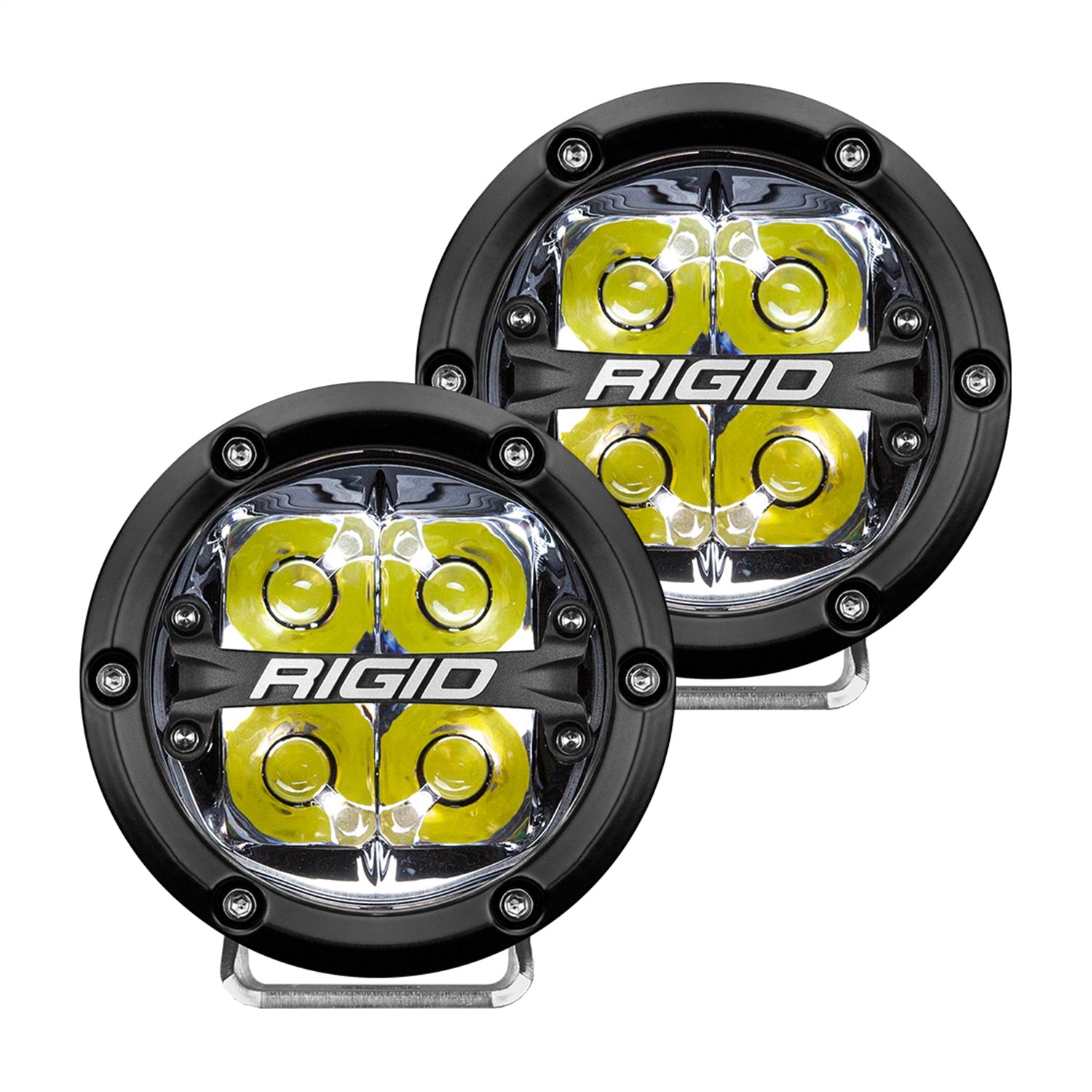 RIGID Industries 36113 360-SERIES 4 INCH LED OFF-ROAD SPOT BEAM WHT BACKLIGHTPAIR RIGID Industries 36113