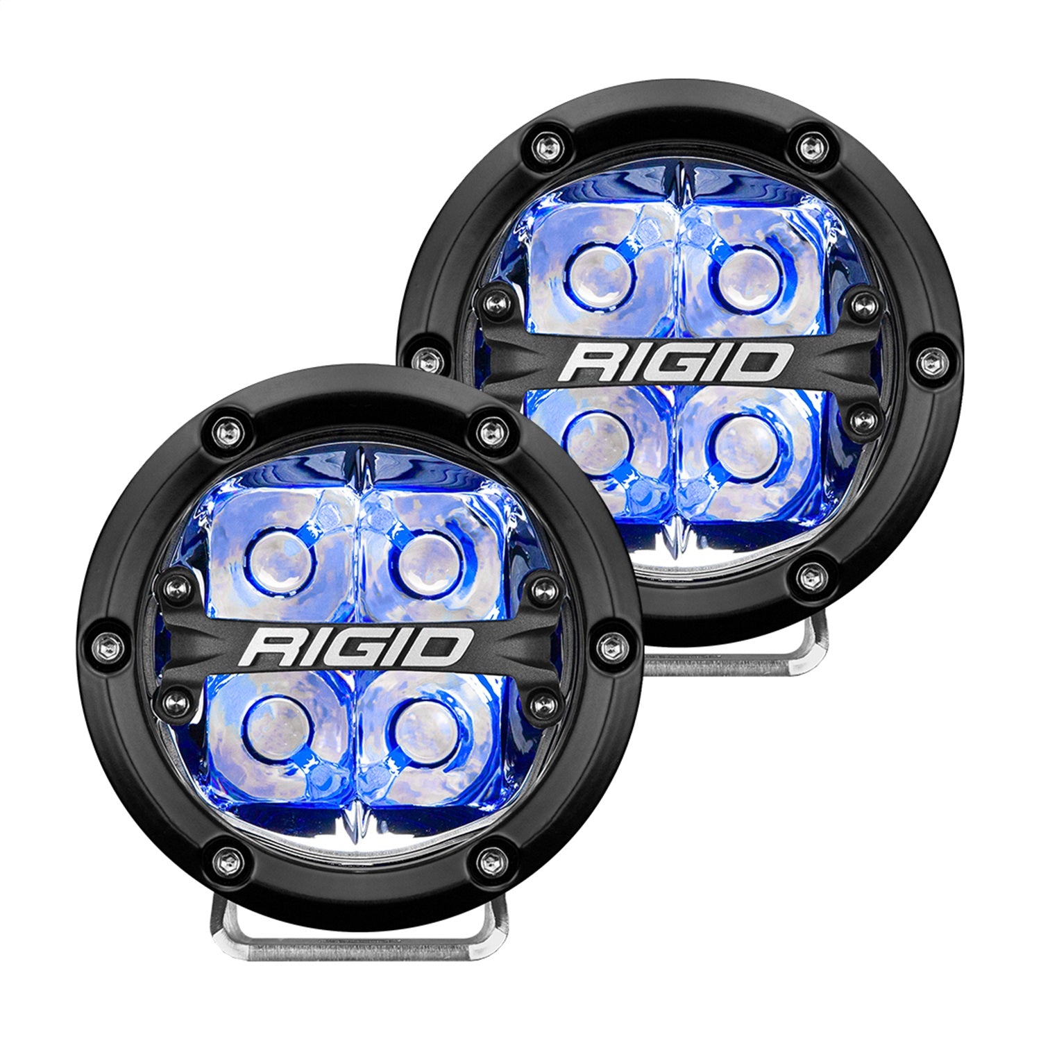 RIGID Industries 36115 360-SERIES 4 INCH LED OFF-ROAD SPOT BEAM BLU BACKLIGHTPAIR RIGID Industries 36115