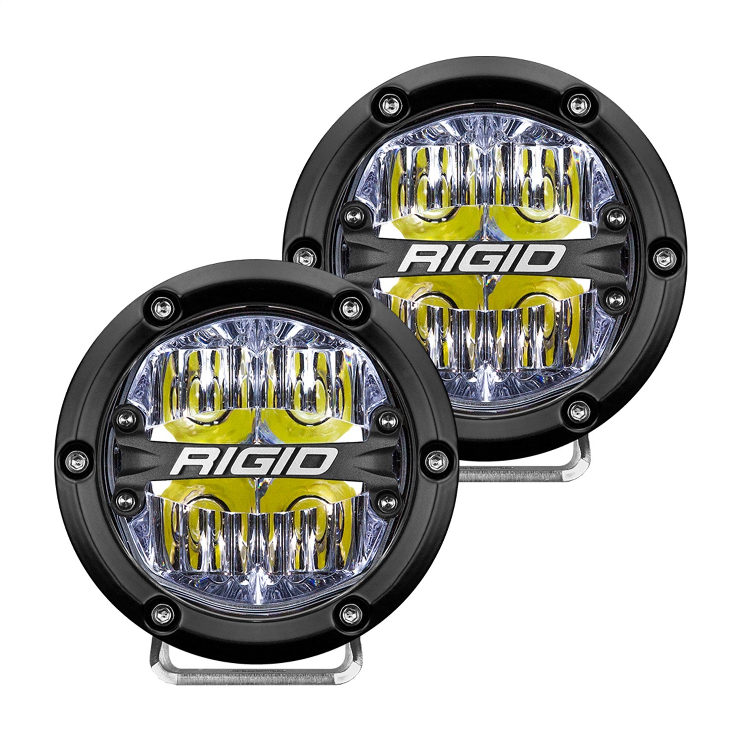 RIGID Industries 36117 360-SERIES 4 INCH LED OFF-ROAD DRIVE BEAM WHITE BACKLIGHT; PAIR RIGID Industries 36117
