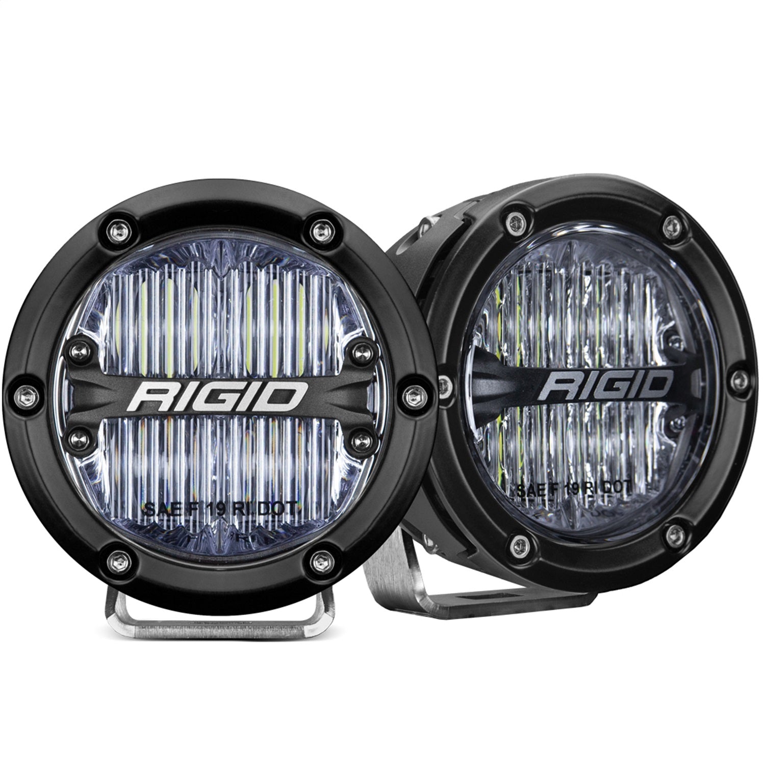 RIGID Industries 36120 360-SERIES 4 INCH LED SAE FOG BEAM WHITE ; PAIR RIGID Industries 36120