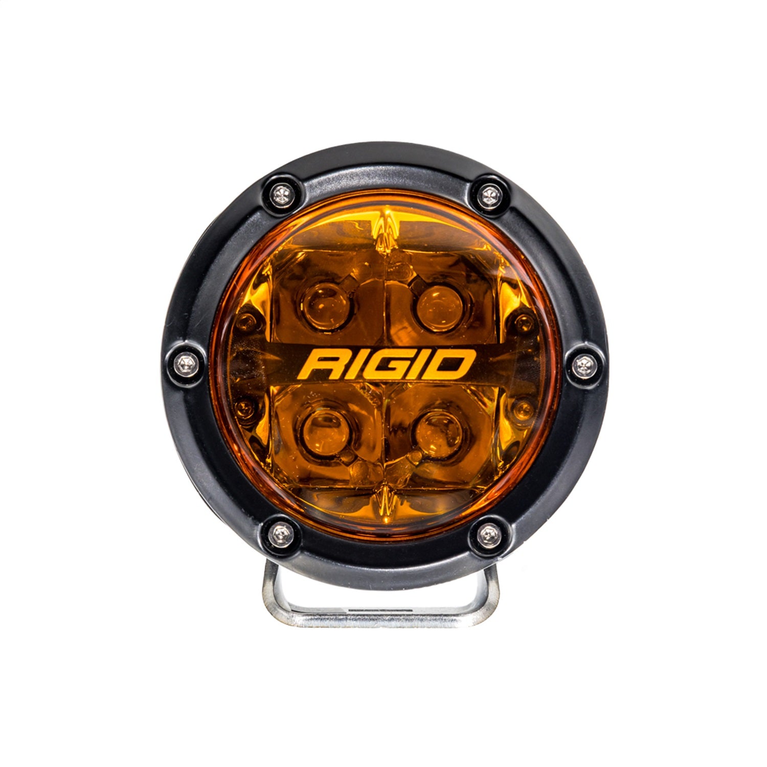 RIGID Industries 36123 360-Series LED Off-Road Light; 4 in.; Spot Beam; w/Amber Pro Lens; Pair; RIGID Industries 36123