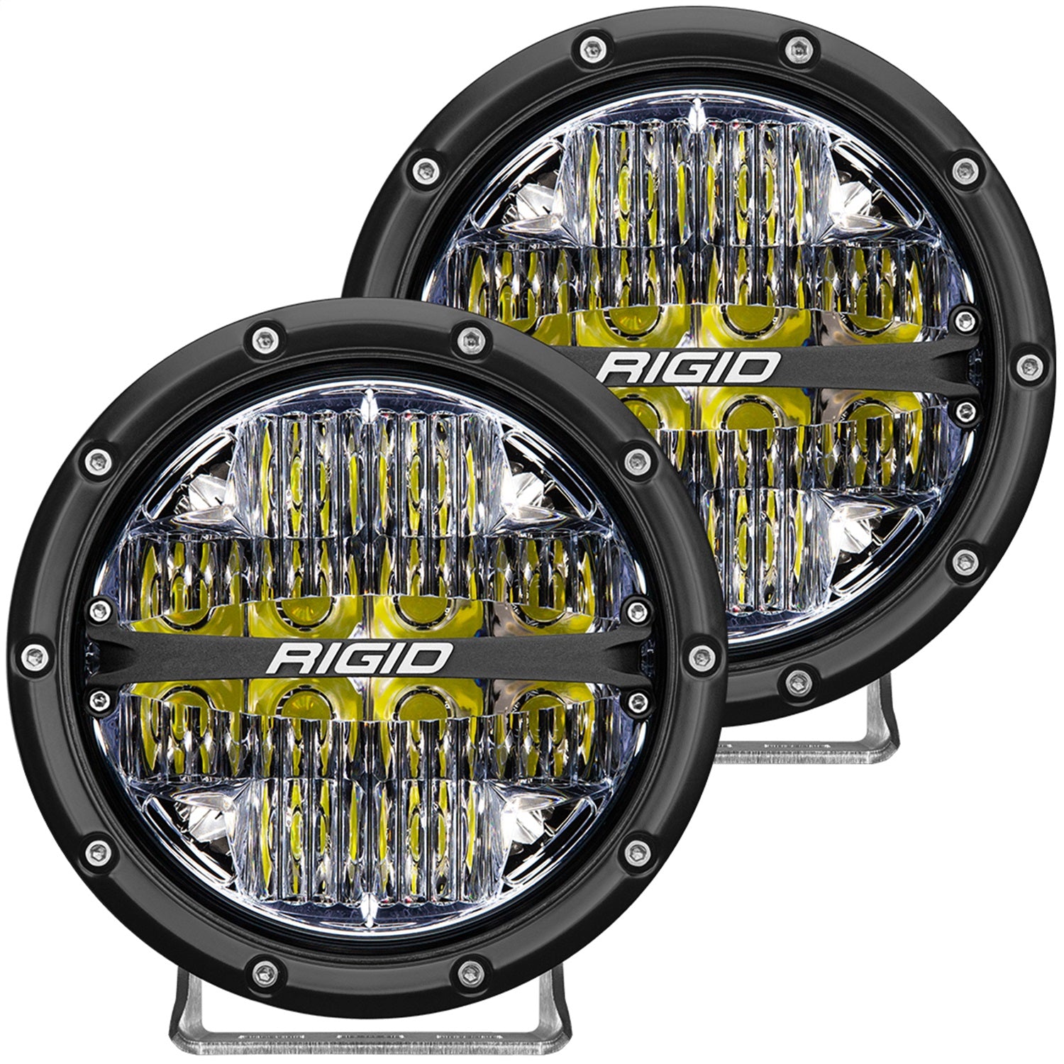 RIGID Industries 36204 360-SERIES 6 INCH LED OFF-ROAD DRIVE BEAM WHITE BACKLIGHT PAIR RIGID Industries 36204