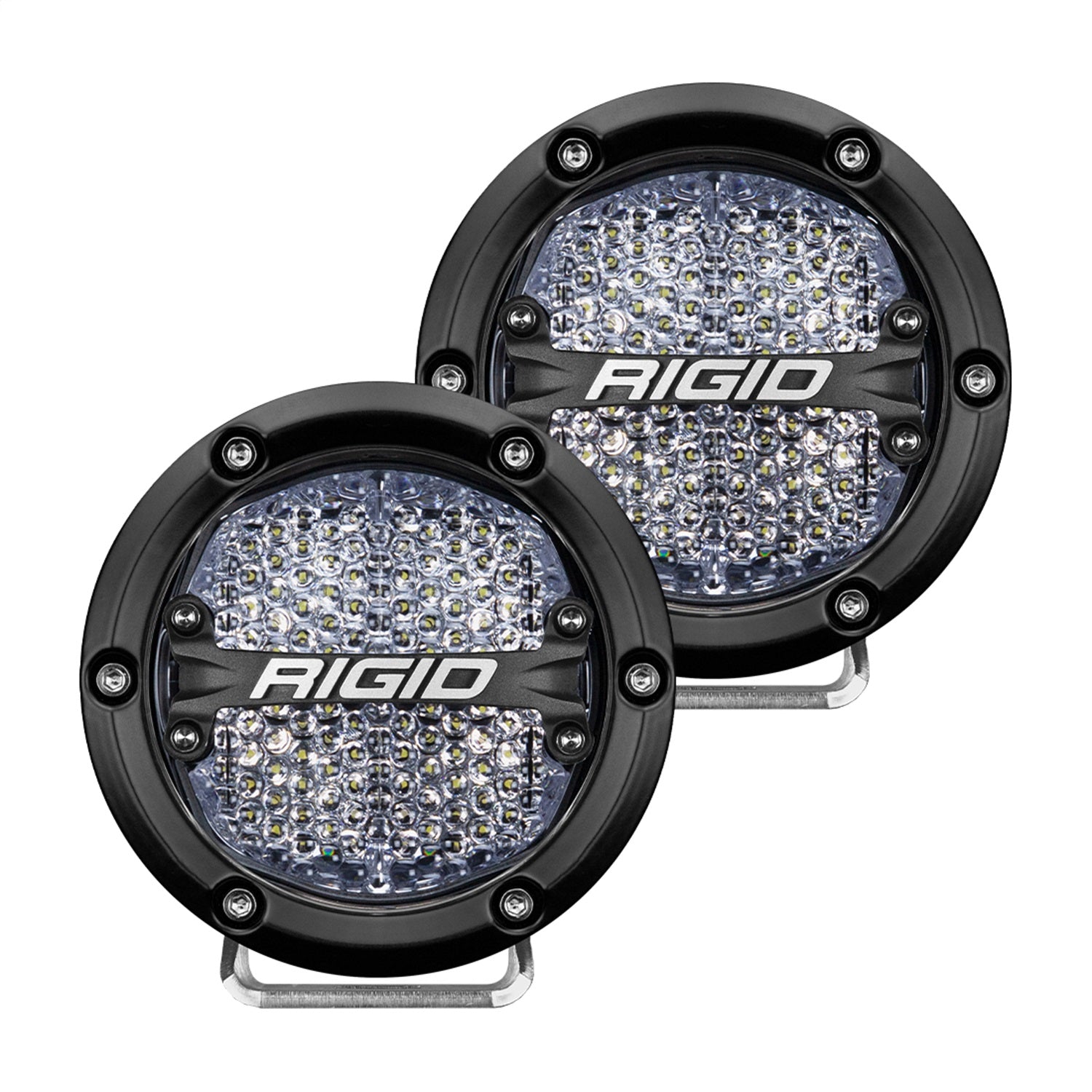 RIGID Industries 36208 360-SERIES 4 INCH LED OFF-ROAD DIFFUSED WHITE BACKLIGHT PAIR RIGID Industries 36208
