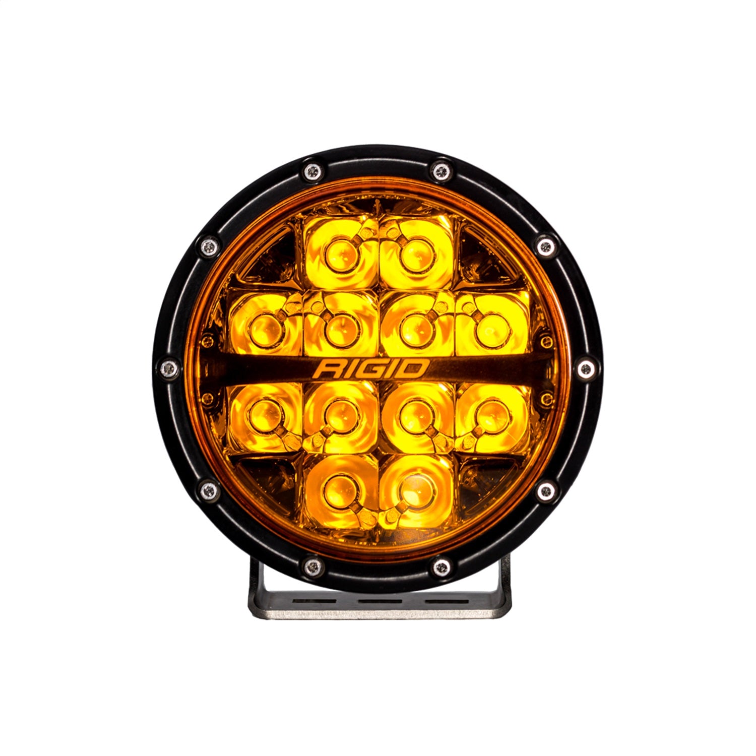 RIGID Industries 36210 360-Series LED Off-Road Light; 6 in.; Spot Beam; w/Amber Pro Lens; Pair; RIGID Industries 36210