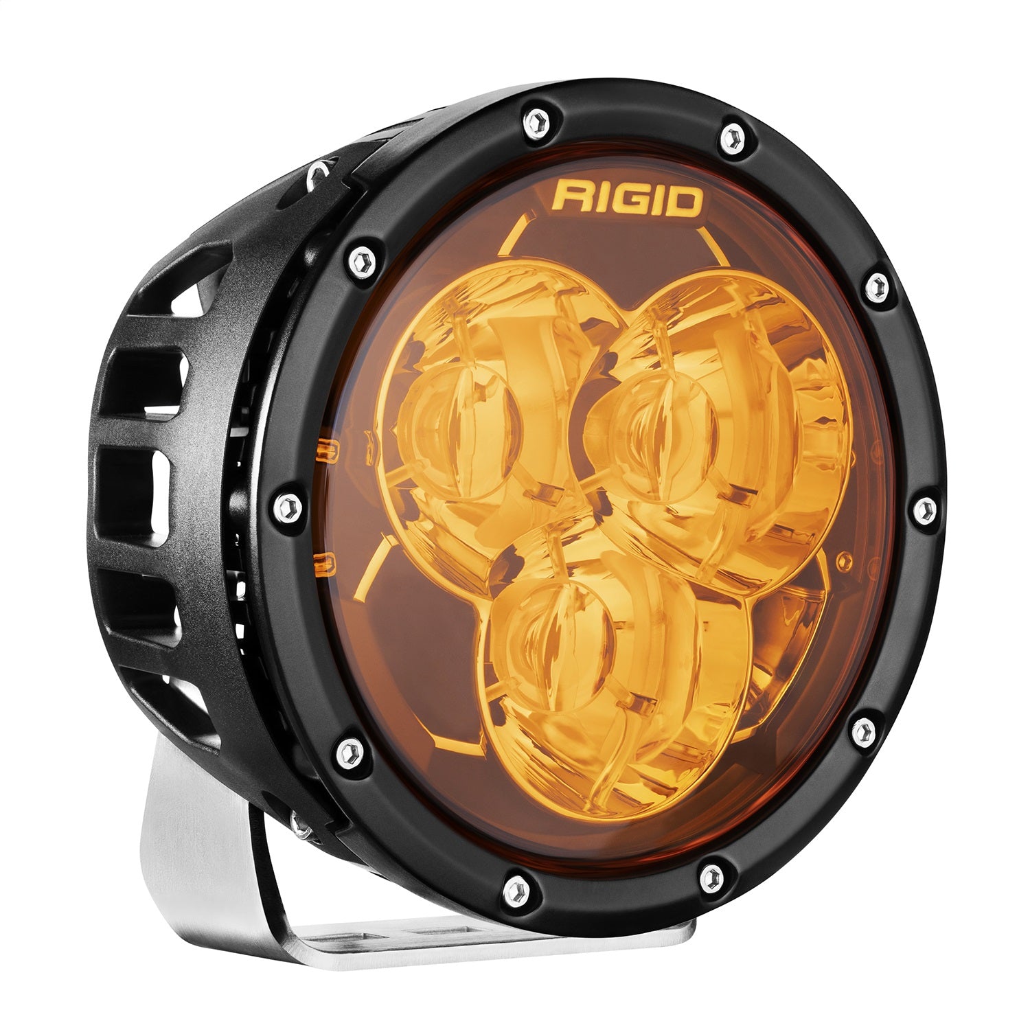 RIGID Industries 36212 6 Inch 360-Series Laser Amber PRO with Precision Spot Optics and Amber backlight RIGID Industries 36212