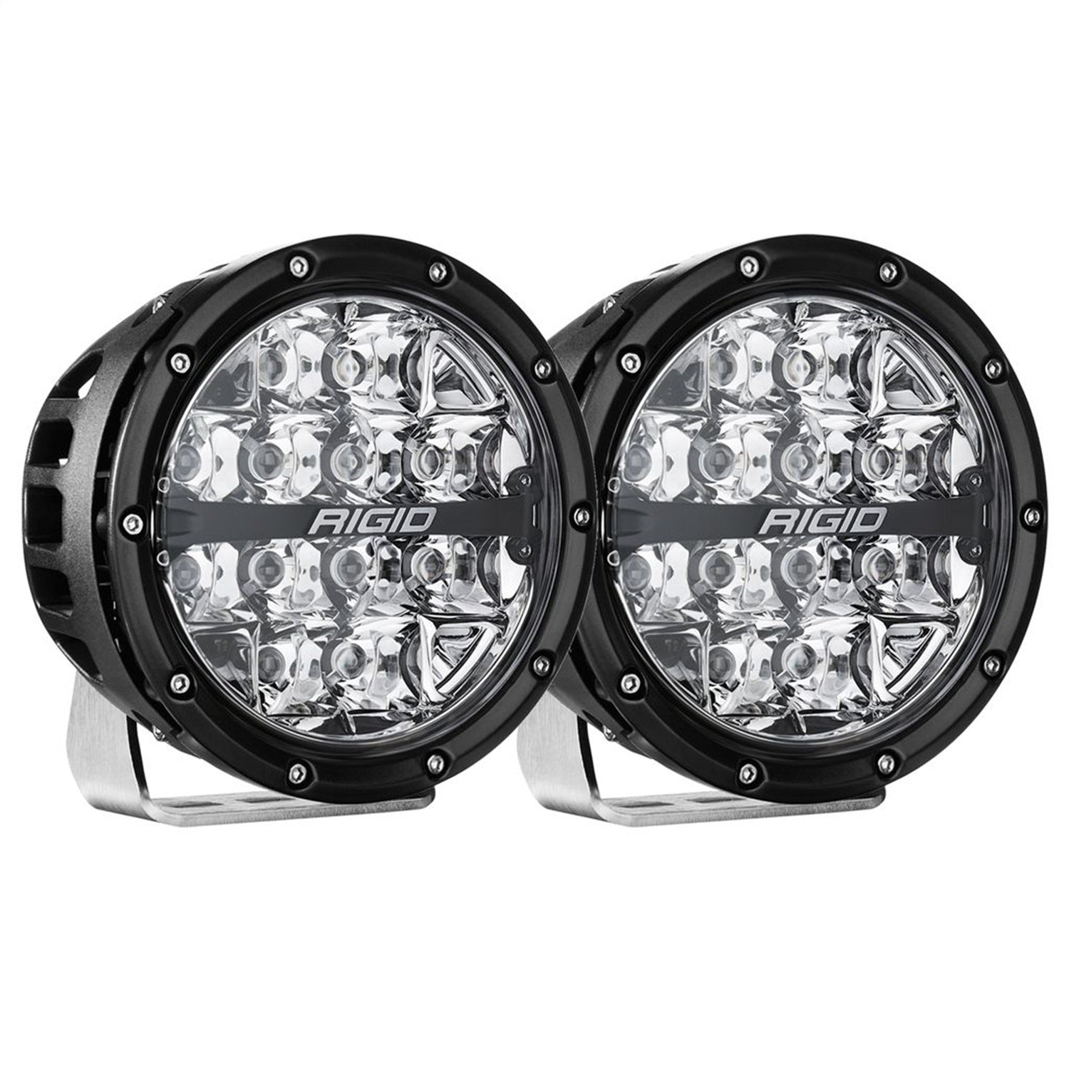 RIGID Industries 36412 360-SERIES 6in. OFF-ROAD LAMP; SPOT BEAM; RGBW BACKLIGHT; SET/2 RIGID Industries 36412