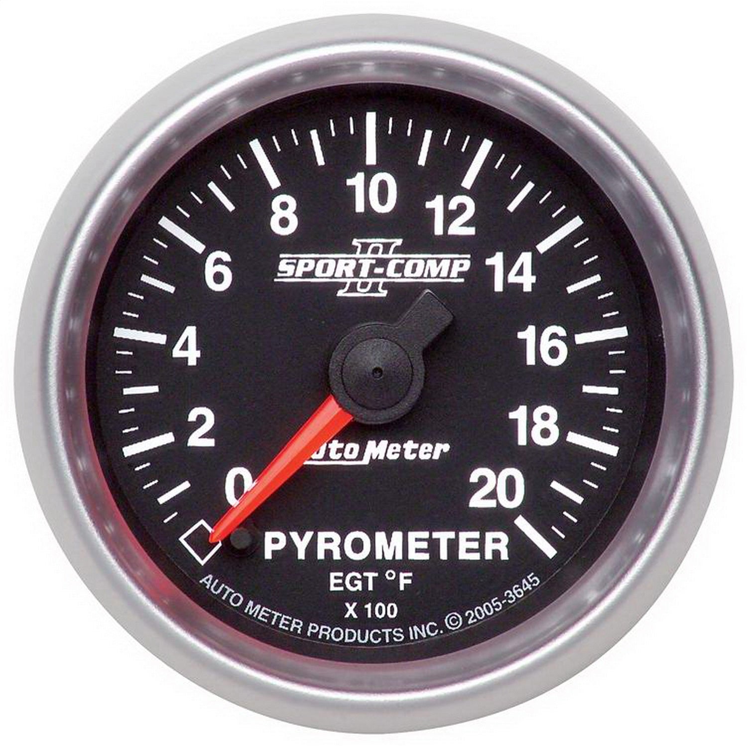 AutoMeter 3645 GAUGE; PYROMETER (EGT); 2 1/16in.; 2000deg.F; DIGITAL STEPPER MOTOR; SPORT-COMP AutoMeter 3645