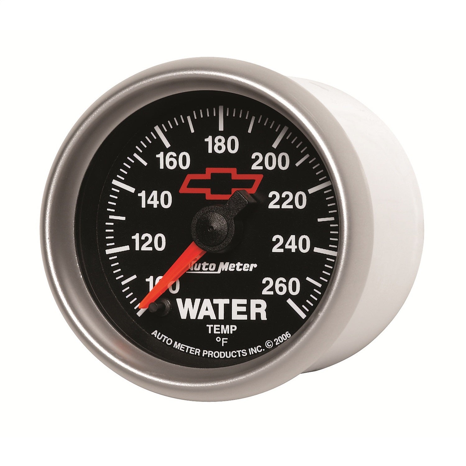 AutoMeter 3655-00406 GAUGE; WATER TEMP; 2 1/16in.; 100-260deg.F; DIGITAL STEPPER MOTOR; CHEVY RED BOW AutoMeter 3655-00406