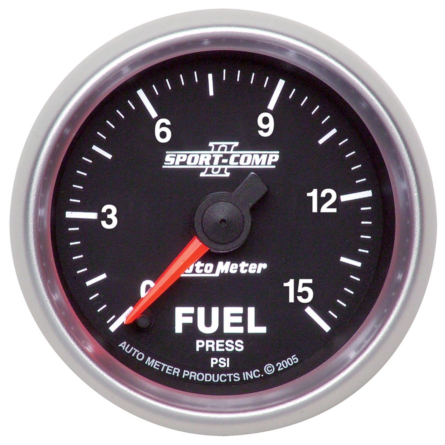 AutoMeter 3661 GAUGE; FUEL PRESSURE; 2 1/16in.; 15PSI; DIGITAL STEPPER MOTOR; SPORT-COMP II AutoMeter 3661