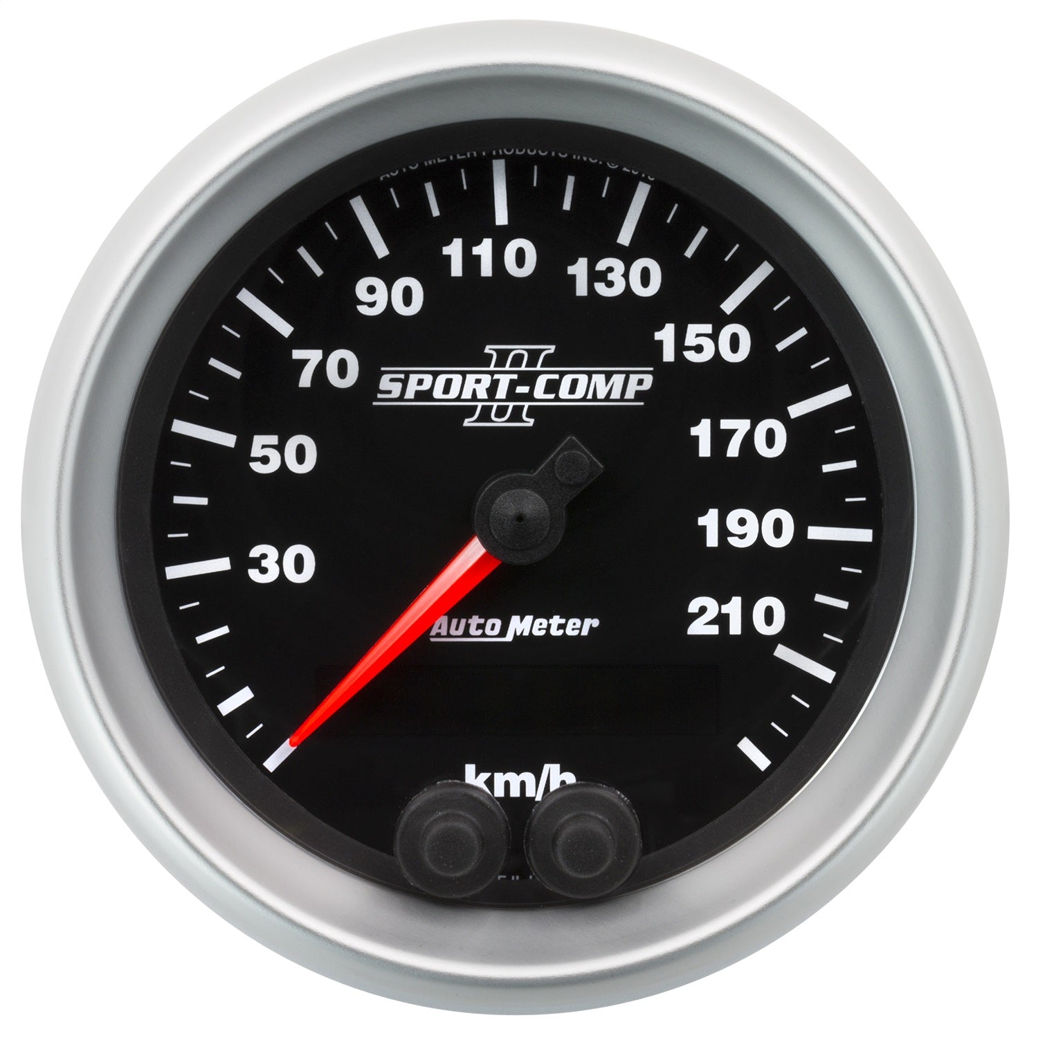 AutoMeter 3680-M GAUGE; SPEEDOMETER; 3 3/8in.; 225KM/H; GPS; SPORT-COMP II AutoMeter 3680-M