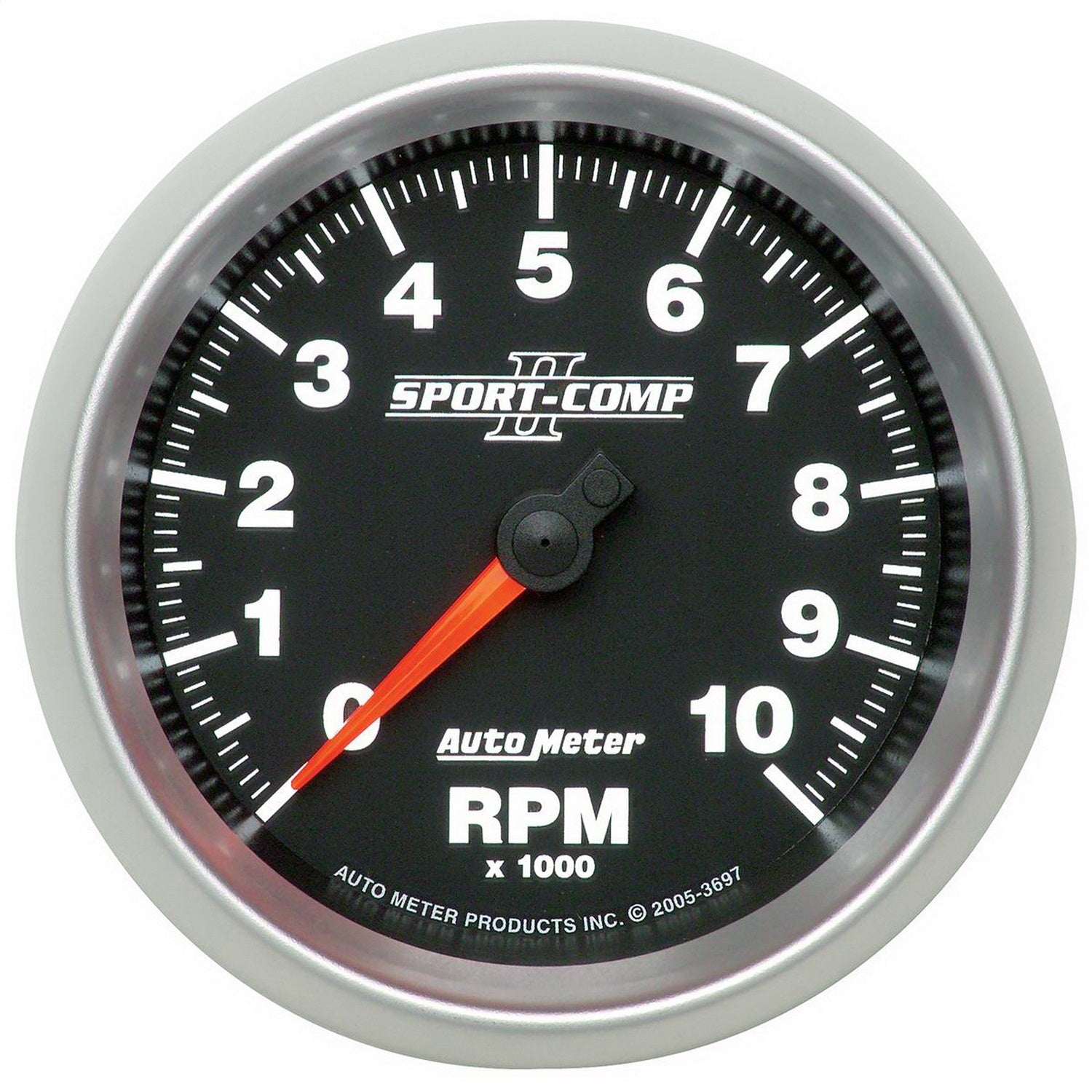 AutoMeter 3697 GAUGE; TACHOMETER; 3 3/8in.; 10K RPM; IN-DASH; SPORT-COMP II AutoMeter 3697