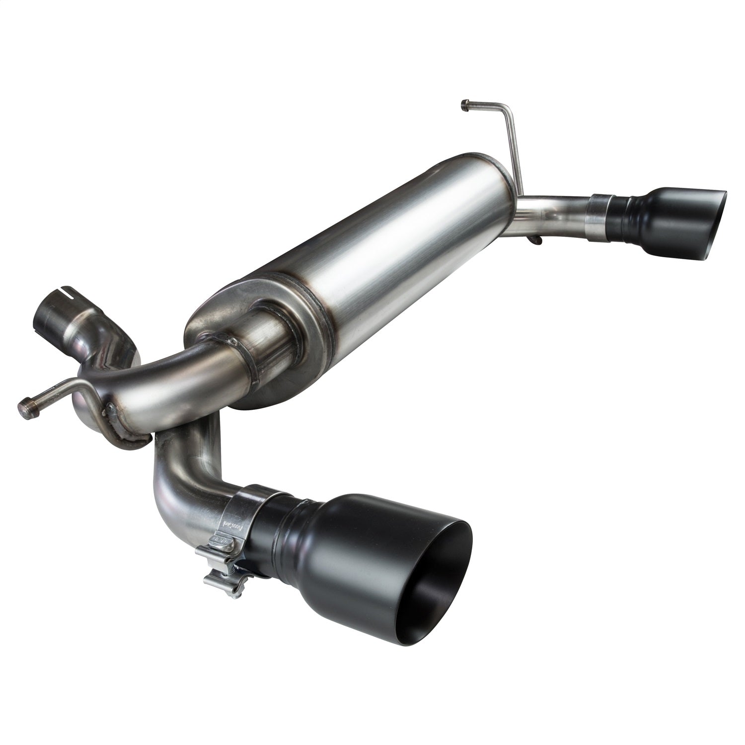 Kooks Custom Headers 37006110 2-1/2in. Axle-Back w/Black Tips. 2007-2018 Jeep Wrangler JK. Kooks Custom Headers 37006110